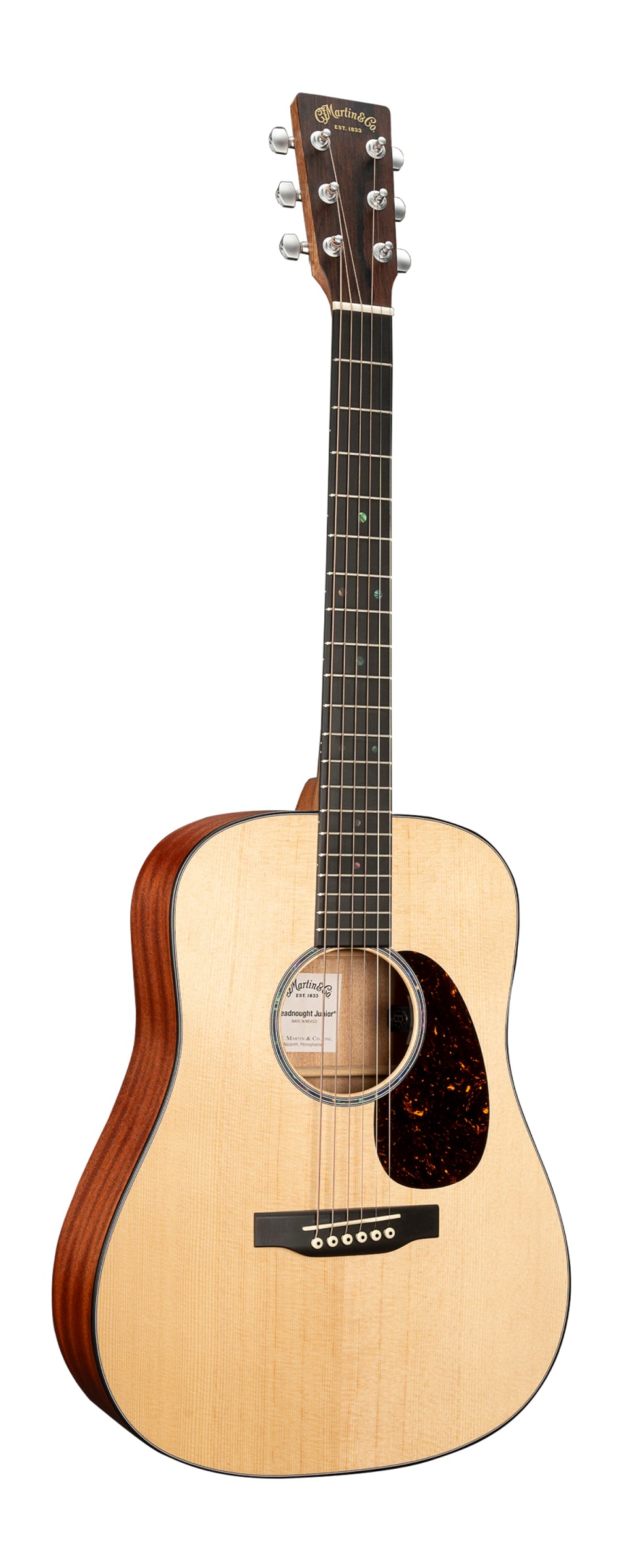Martin D Jr-E Dreadnought Acoustic/Electric Guitar with Gig Bag