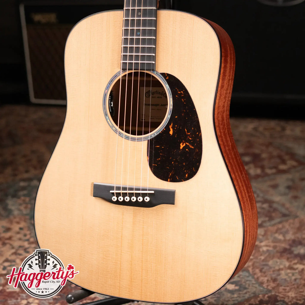 Martin D Jr-E Dreadnought Acoustic/Electric Guitar with Gig Bag - Demo