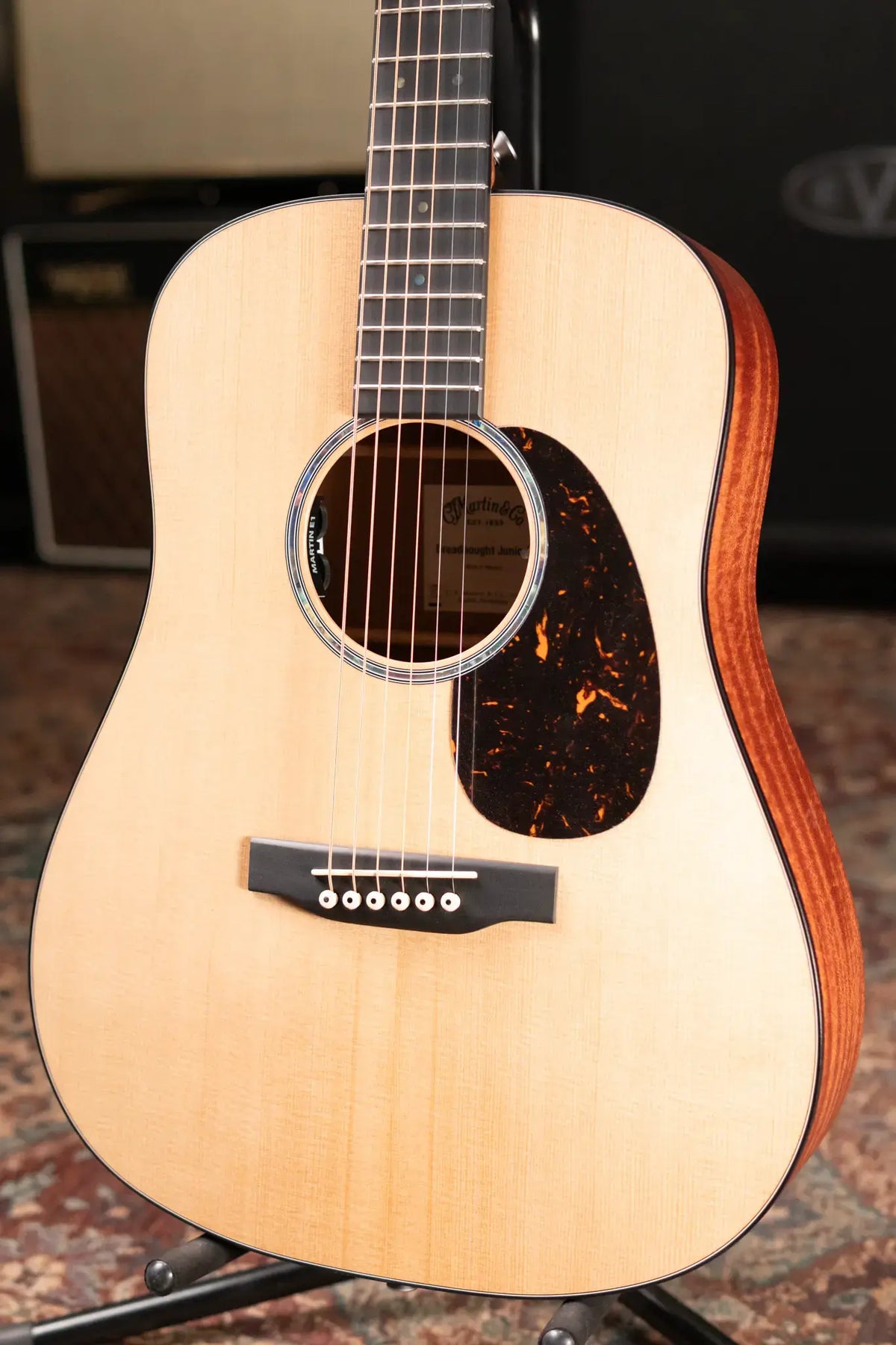 Martin D Jr-E Dreadnought Acoustic/Electric Guitar with Gig Bag - Demo