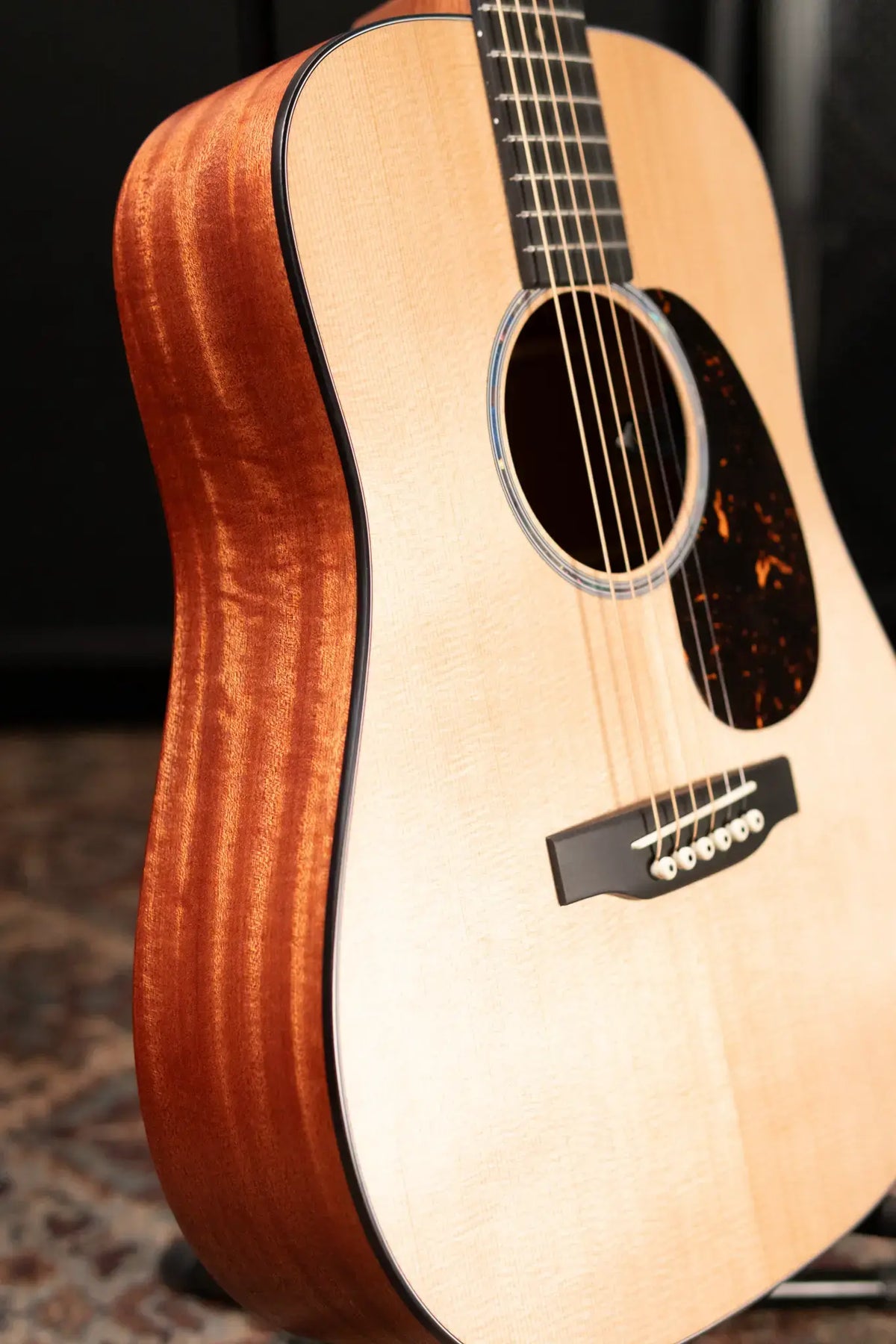 Martin D Jr-E Dreadnought Acoustic/Electric Guitar with Gig Bag - Demo