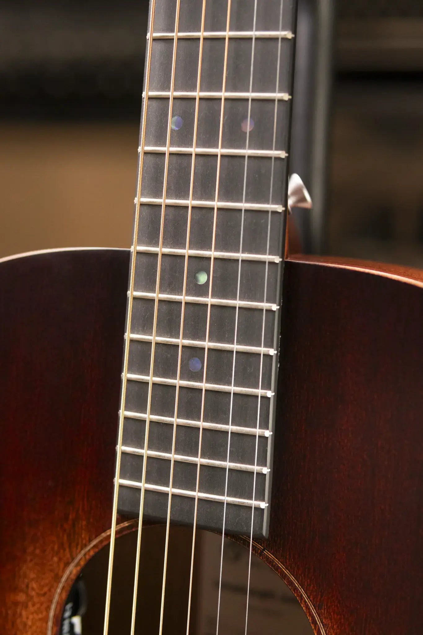 Martin D Jr-E StreetMaster Acoustic/Electric Guitar - Dark Distressed Mahogany with Softshell Case