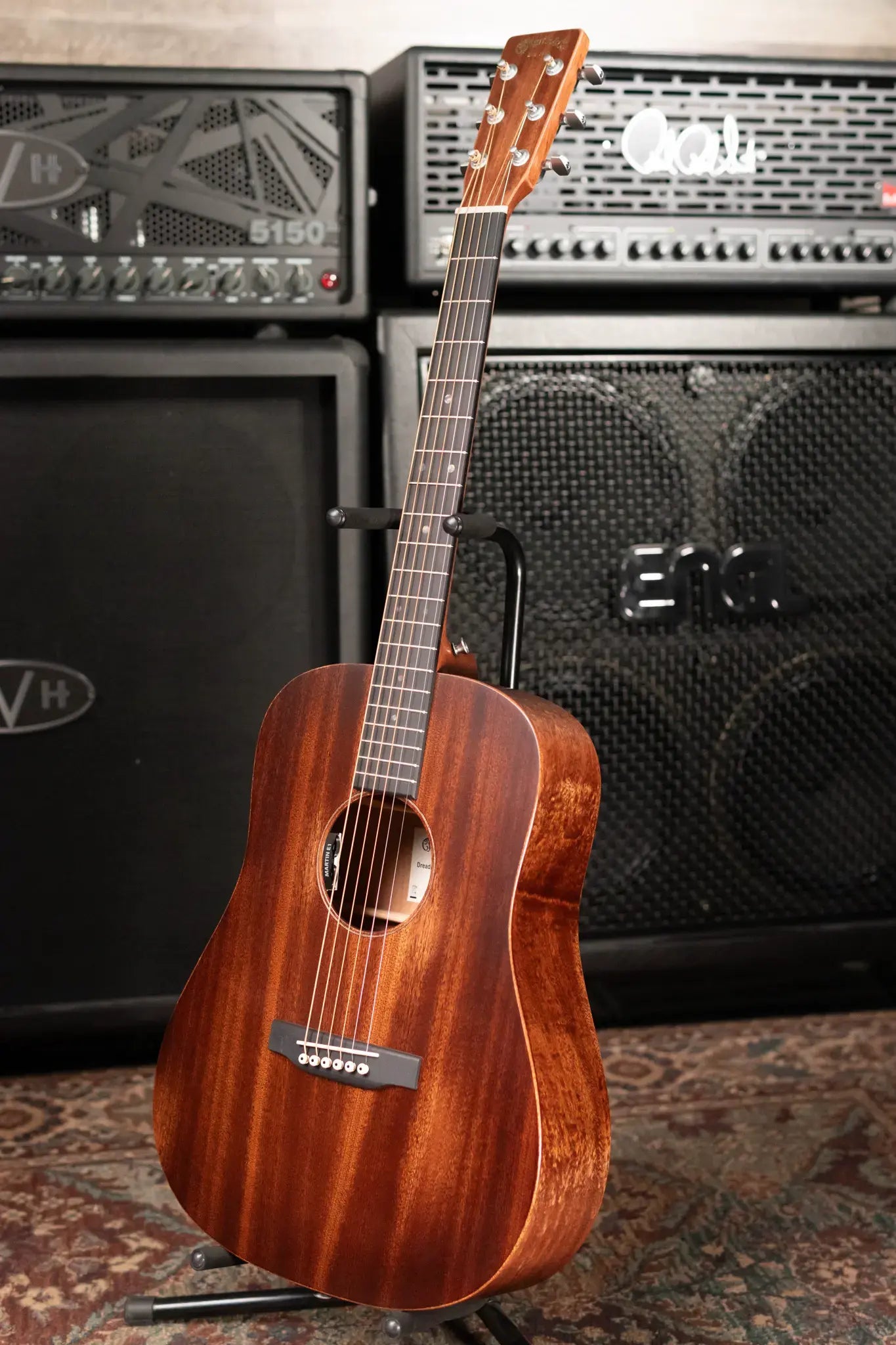 Martin D Jr-E Street Master Dreadnought Acoustic/Electric Guitar with Gig Bag
