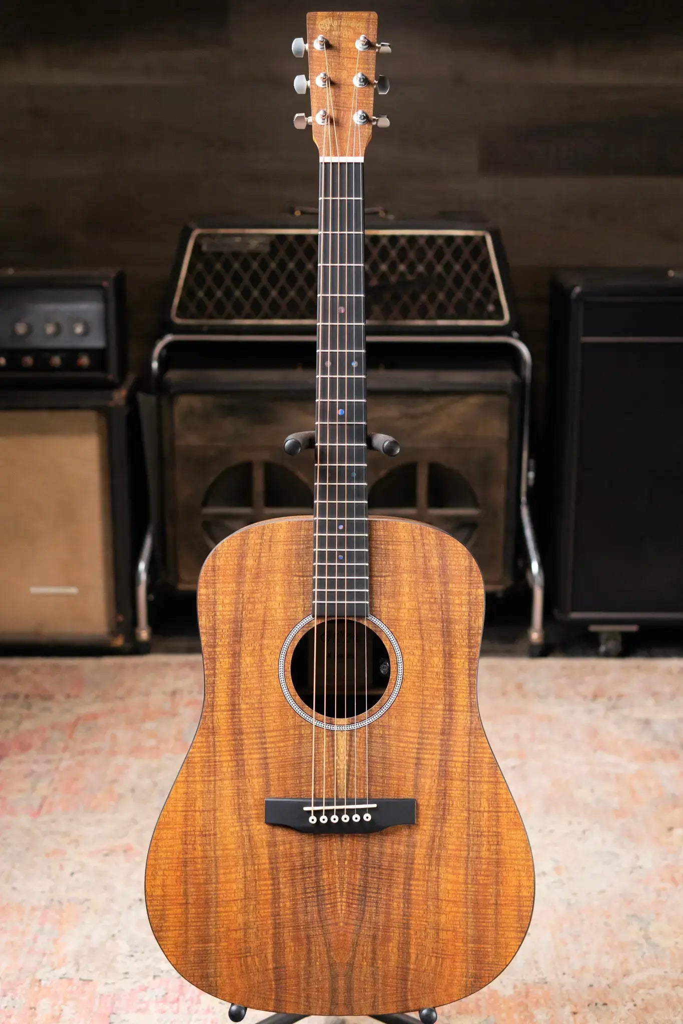 Martin D-X1E Dreadnought Acoustic/Electric Guitar - Koa with Gig Bag