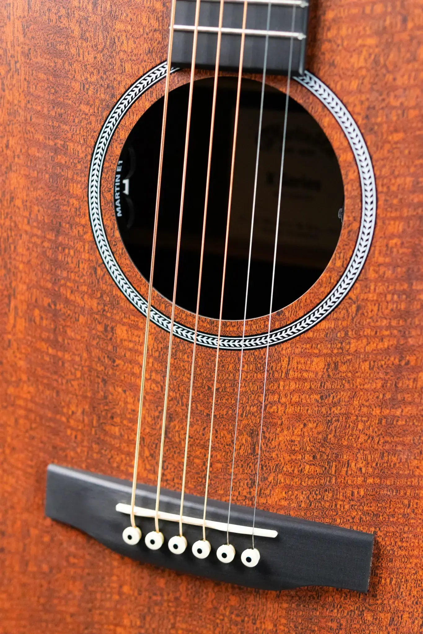 Martin D-X1E Dreadnought Acoustic/Electric Guitar - Mahogany with Gig Bag