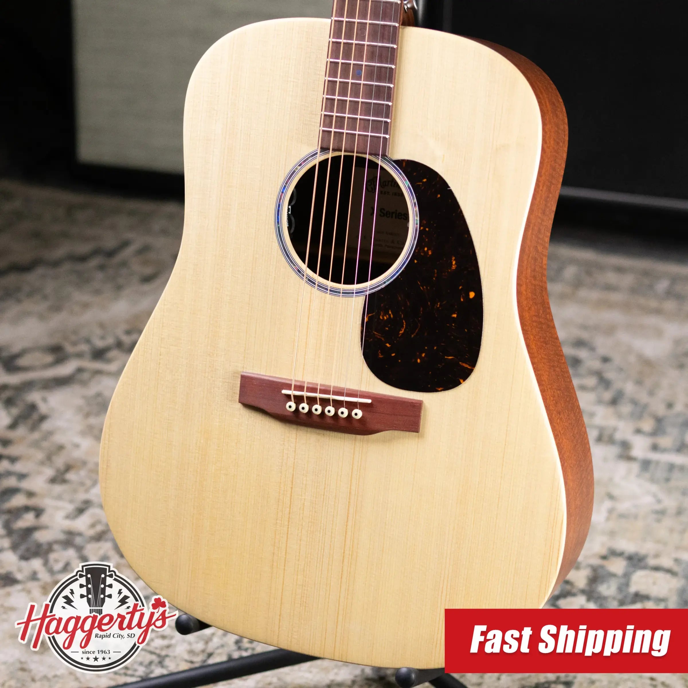Martin D-X2E Acoustic/Electric Guitar - Mahogany with Gig Bag