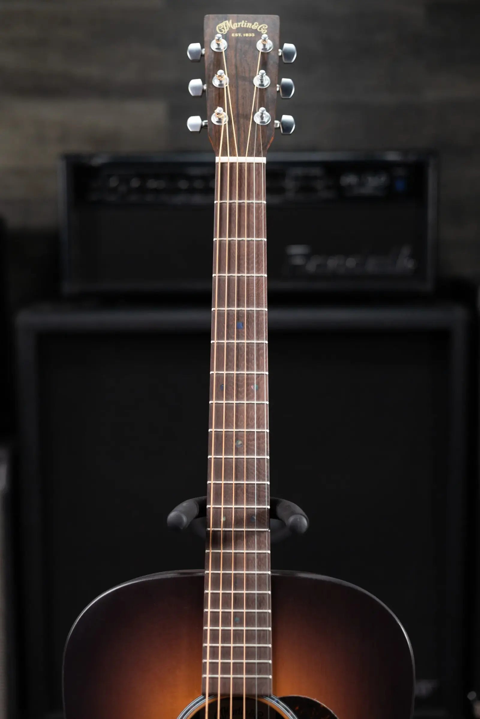 Martin D-X2E Dreadnought Acoustic/Electric Guitar - Ziricote Burst with Gig Bag
