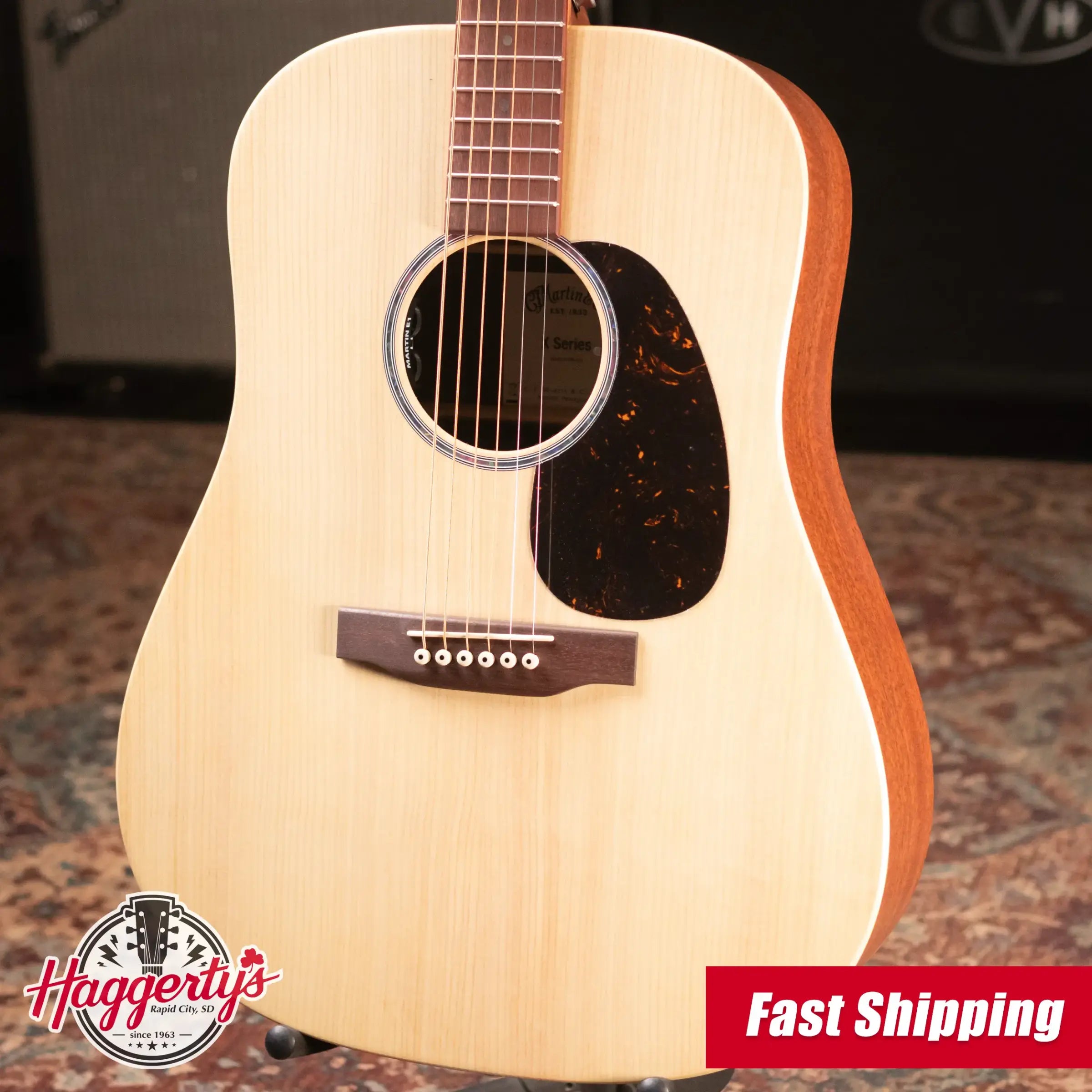 Martin D-X2E Mahogany Acoustic/Electric Guitar with Gig Bag