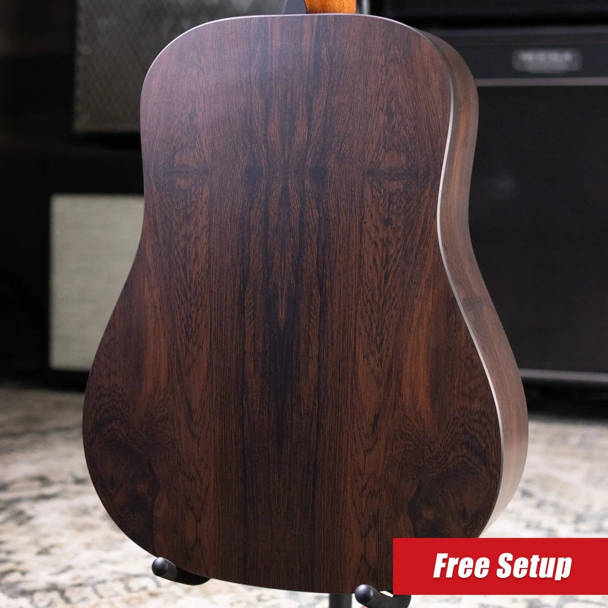 Martin D-X2e Brazilian Burst Special Acoustic/Electric Guitar with Gig Bag