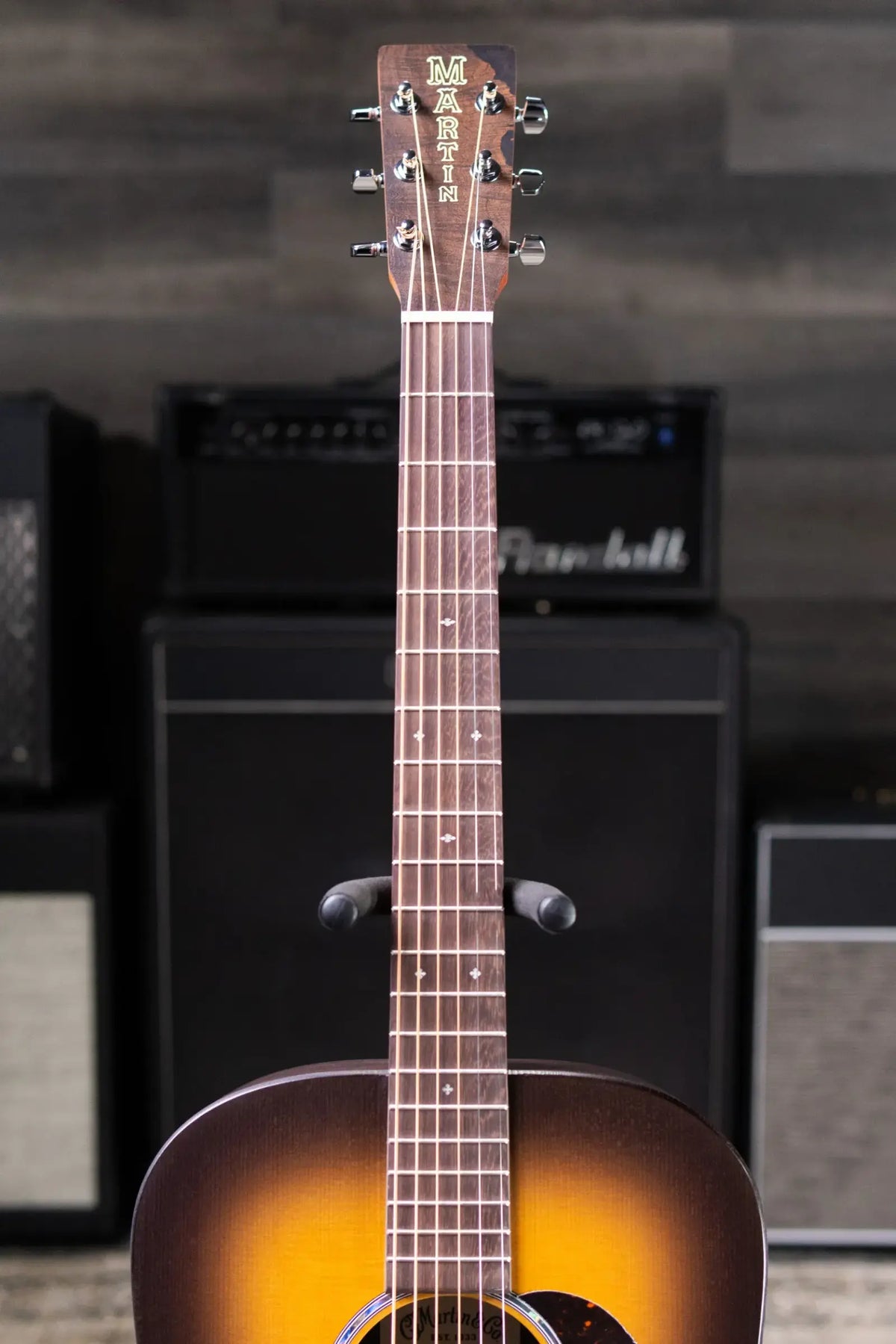 Martin D-X2e Brazilian Burst Special Acoustic/Electric Guitar with Gig Bag