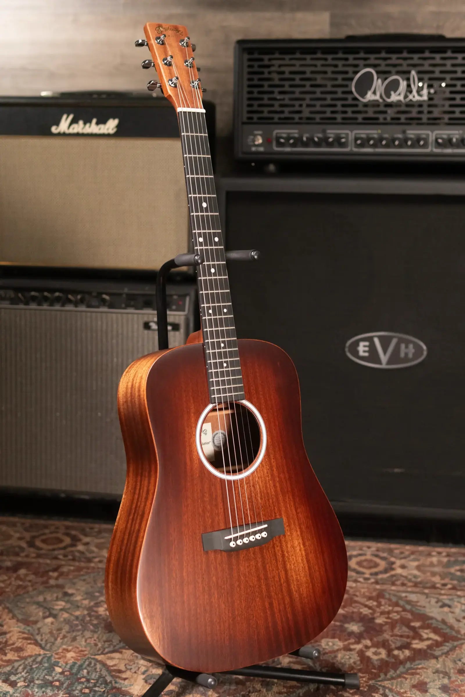 Martin Dreadnought Junior Acoustic/Electric Guitar with Gig Bag - Used