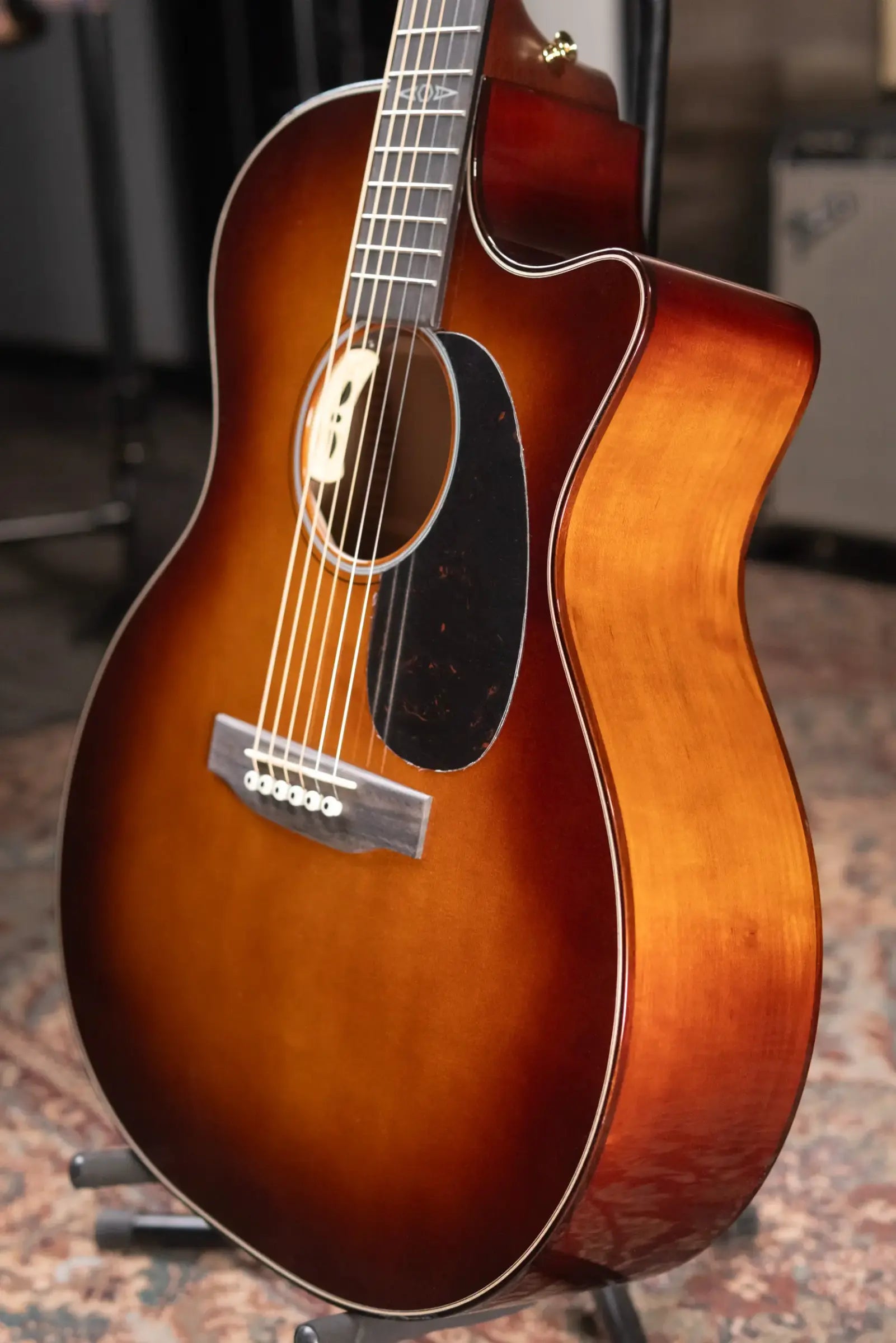 Martin GPCE Inception Maple Acoustic/Electric Guitar - Amber Fade Sunburst with Hardshell Case