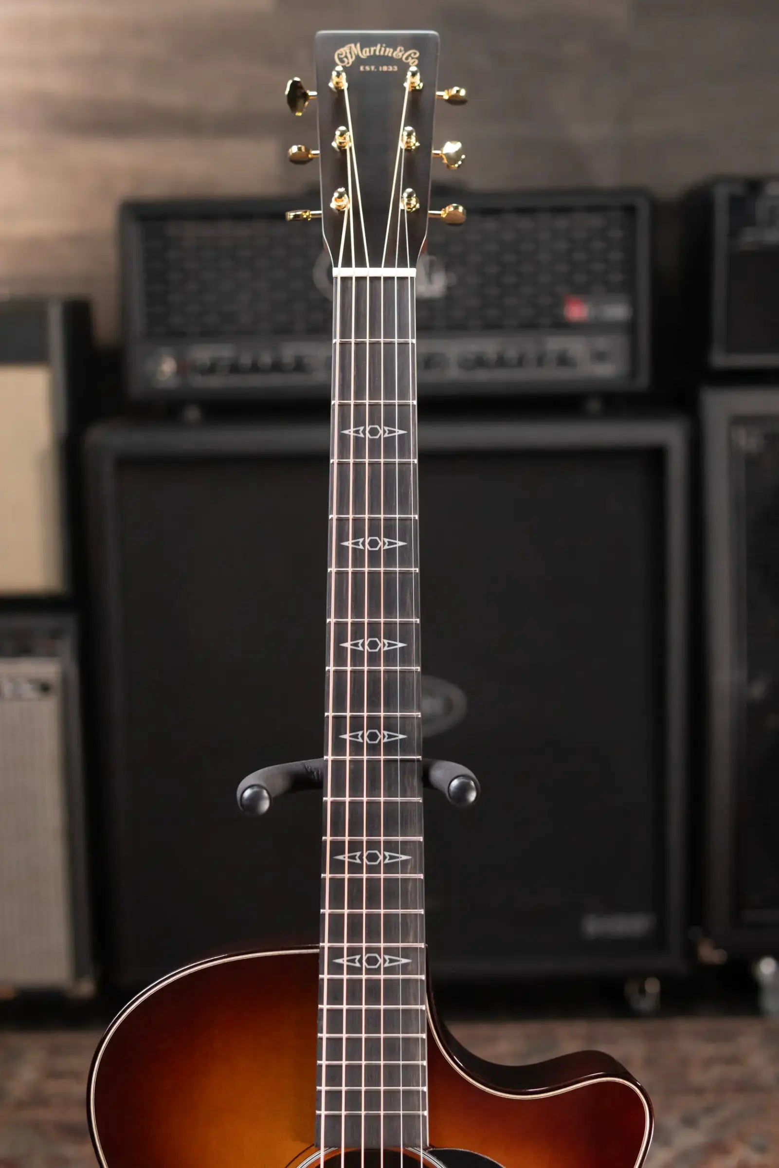 Martin GPCE Inception Maple Acoustic/Electric Guitar - Amber Fade Sunburst with Hardshell Case