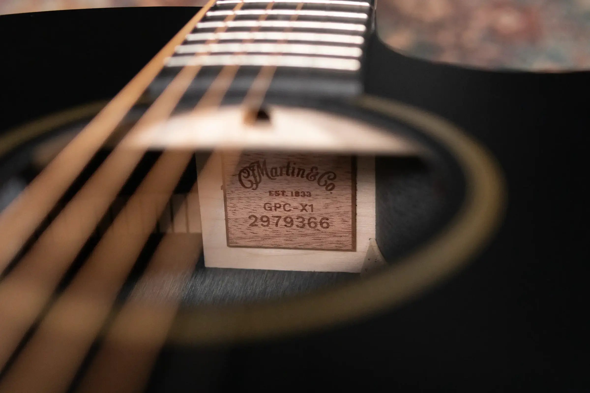 Martin GPC-X1E Acoustic/Electric Guitar - Black with Gig Bag