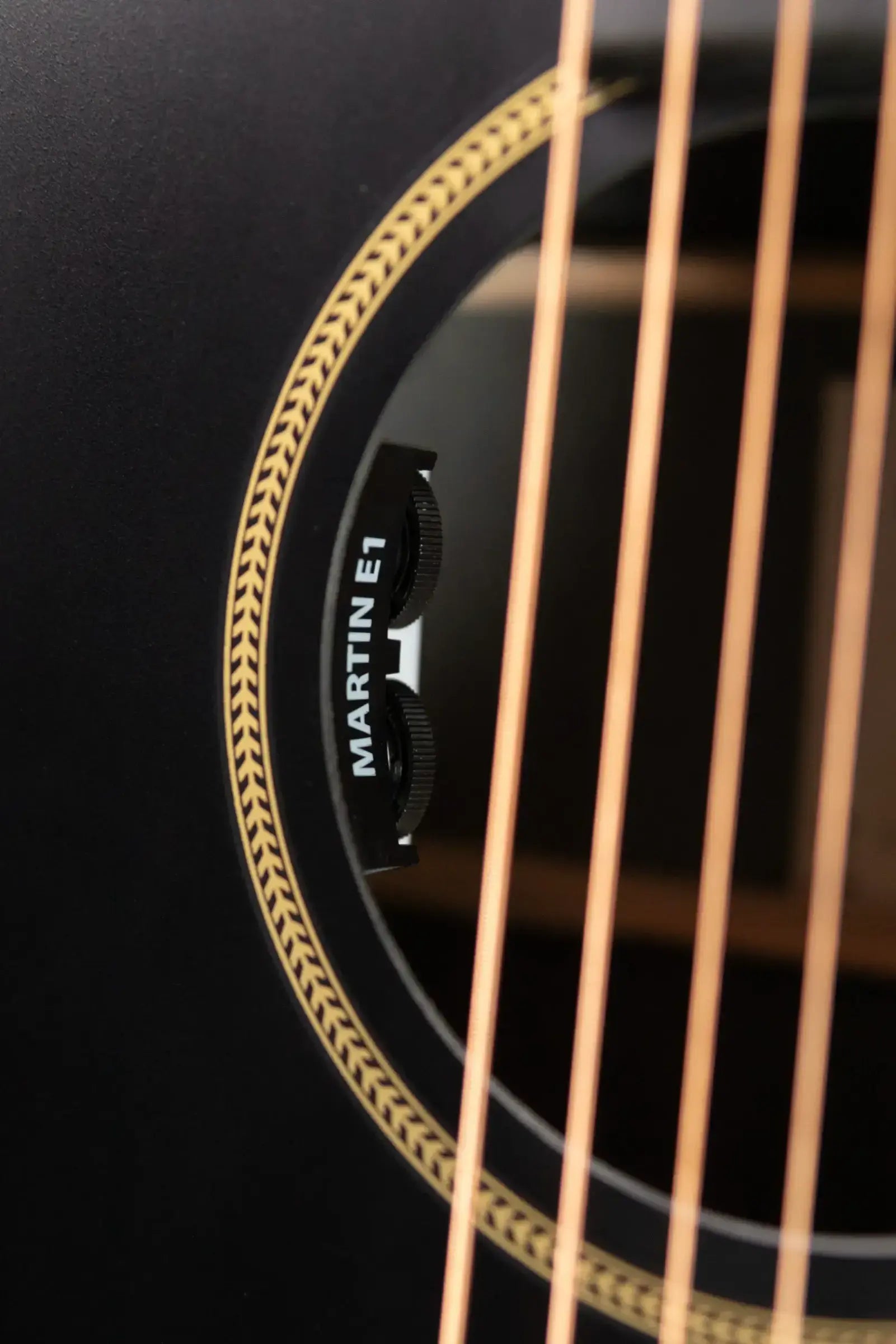 Martin GPC-X1E Acoustic Electric Guitar - Black with Gig Bag