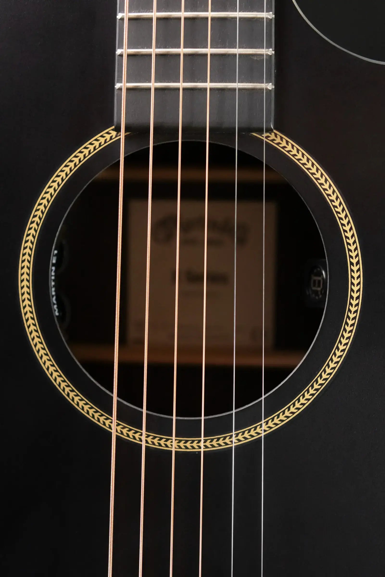 Martin GPC-X1E Black Grand Performance Acoustic/Electric Guitar with Gig Bag
