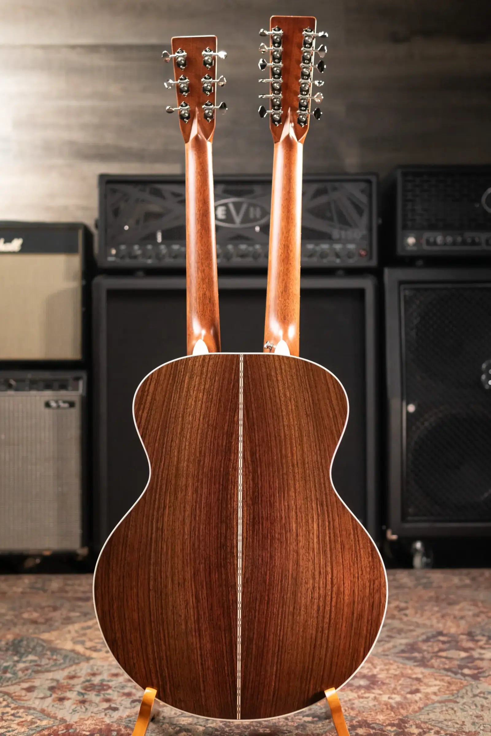 Martin Grand J-28E DN Double Neck Acoustic/Electric Guitar with Hardshell Case