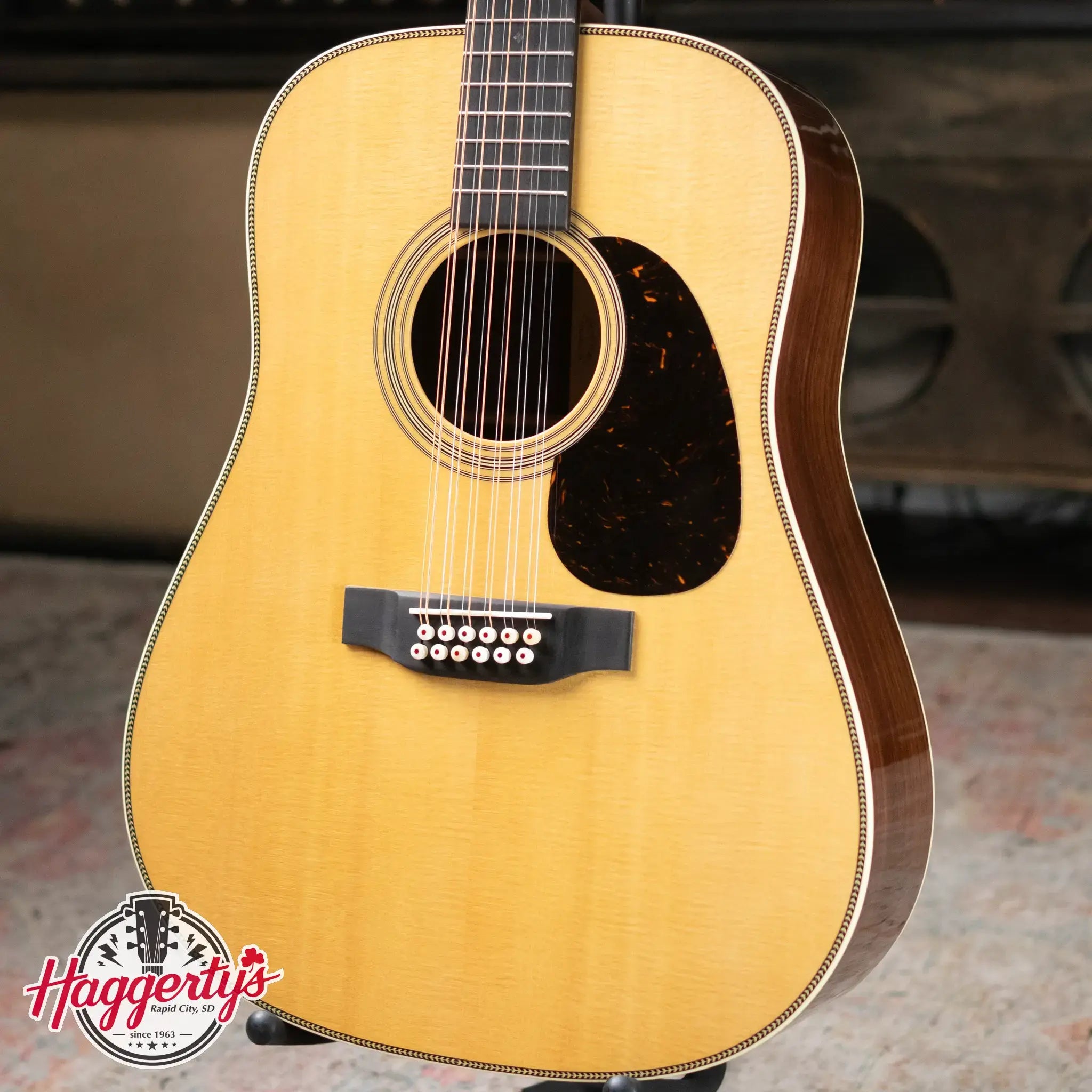 Martin HD12-28 12-String Acoustic Guitar with Hardshell Case