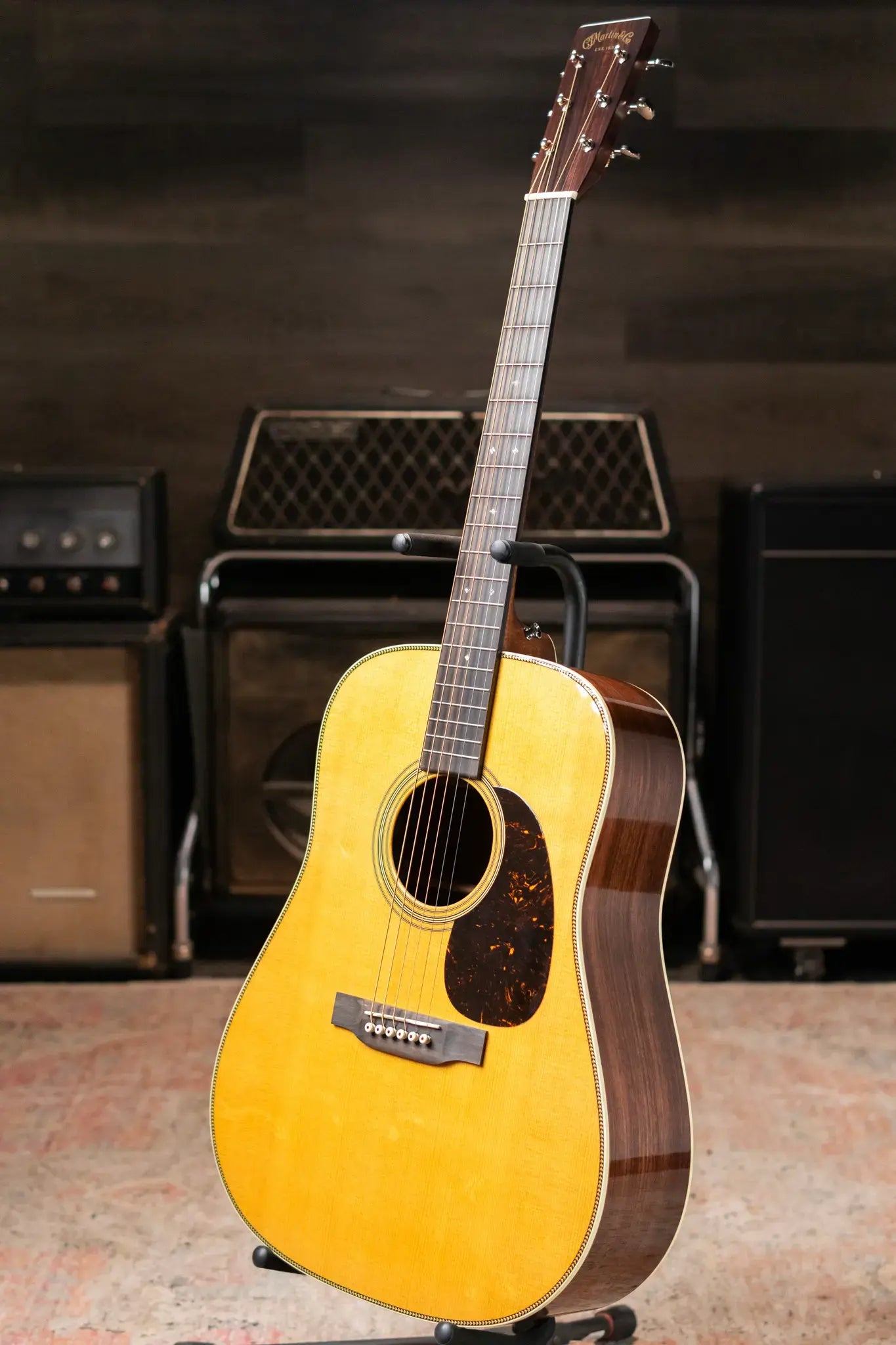 Martin HD-28E Dreadnought Acoustic/Electric Guitar with Hardshell Case