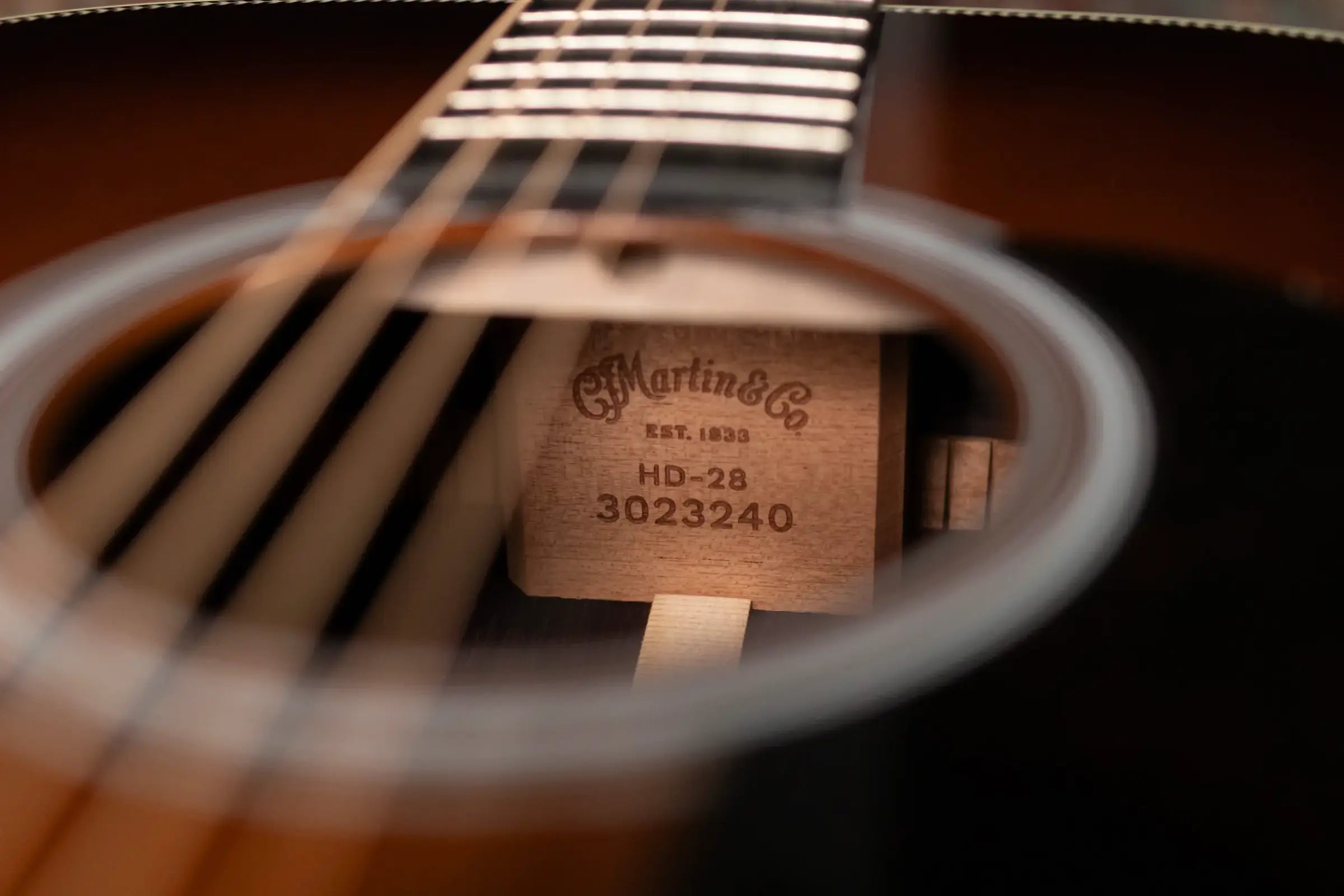 Martin HD-28 Standard Series Dreadnought Acoustic Guitar - 1933 Ambertone with Hardshell Case