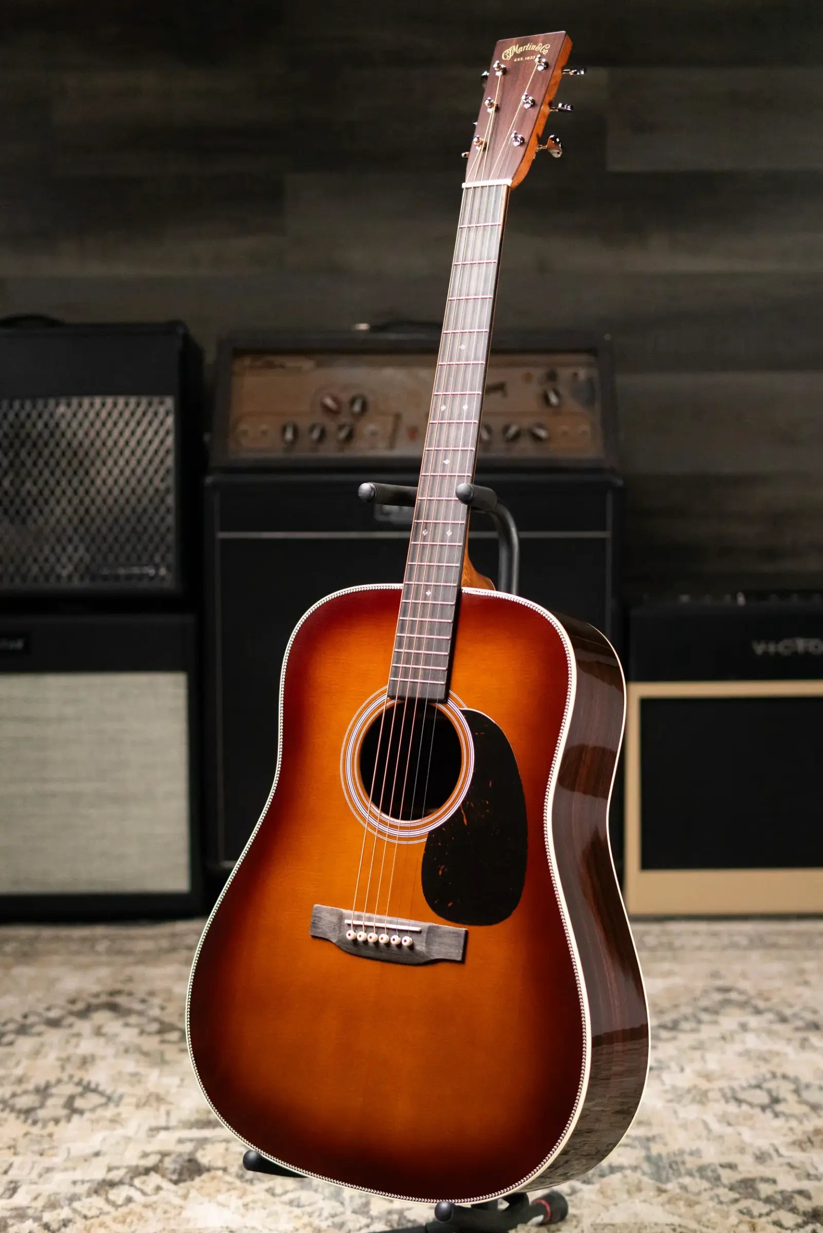 Martin HD-28 Standard Series Dreadnought Acoustic Guitar - 1933 Ambertone with Hardshell Case