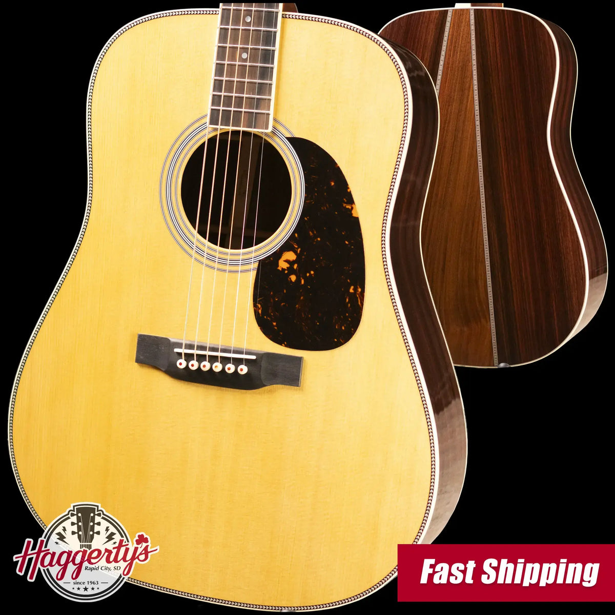 Martin HD-35 Standard Series Acoustic Guitar with Hardshell Case - Demo