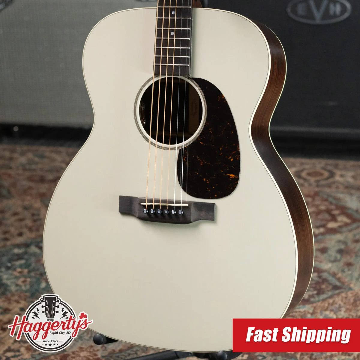 Martin J-16E 16 Series Acoustic/Electric Guitar - Cream with Gig Bag