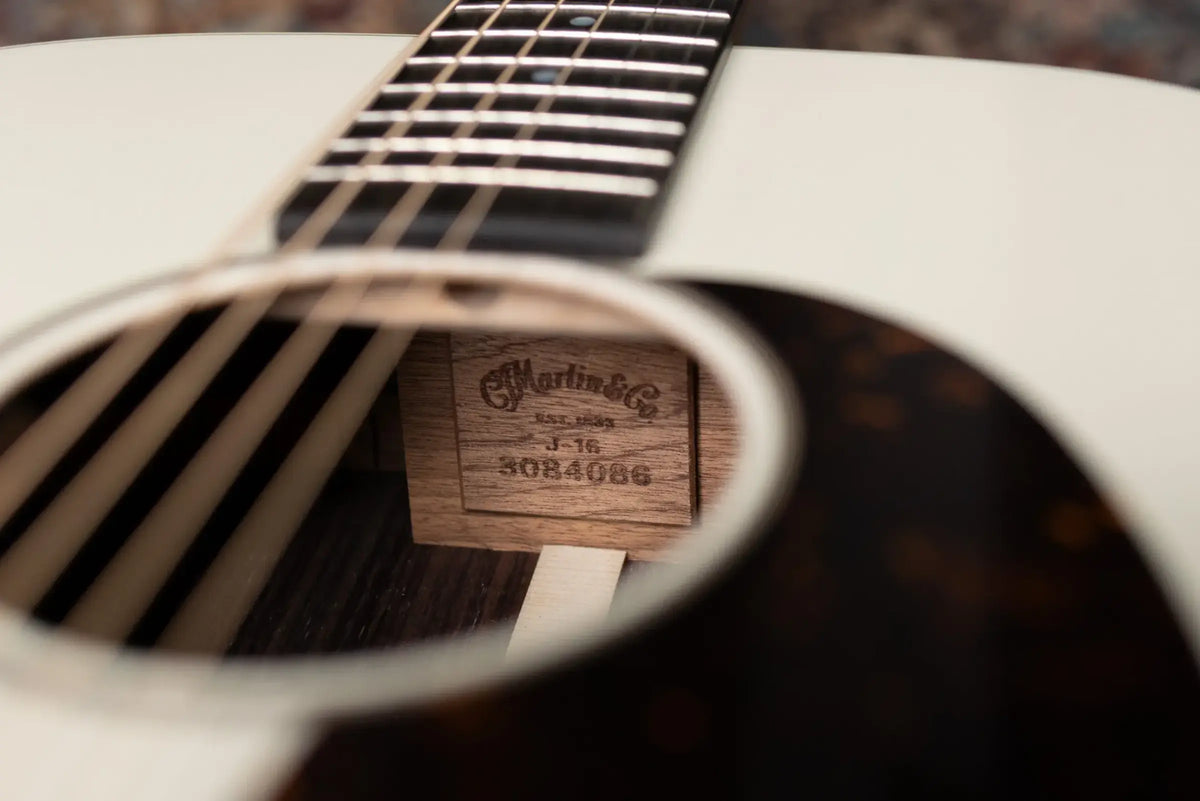 Martin J-16E Acoustic/Electric Guitar - Cream with Gig Bag