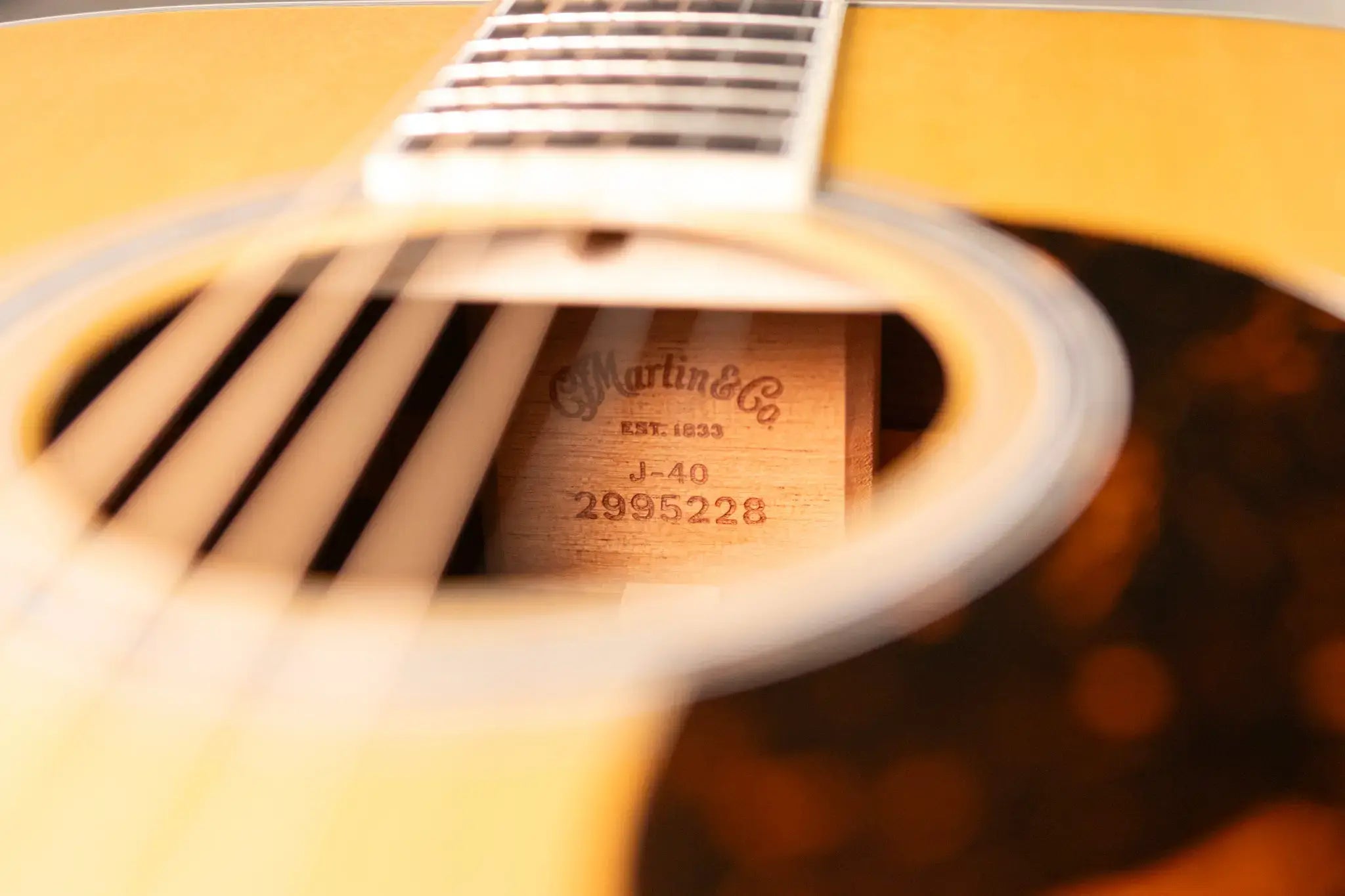 Martin J-40 Acoustic Guitar with Hardshell Case