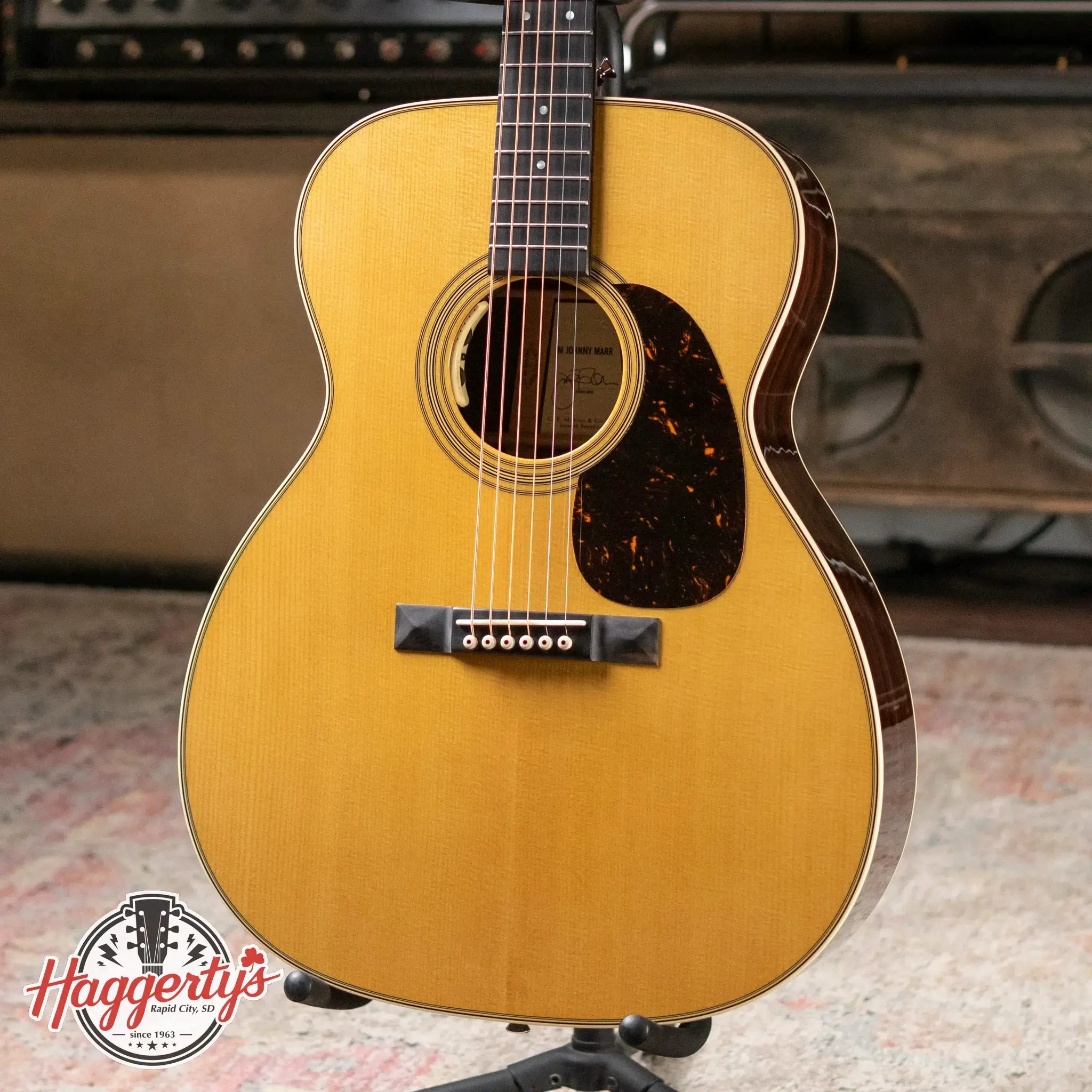 Martin Johnny Marr Signature M-6 Acoustic/Electric Guitar with Hardshell Case