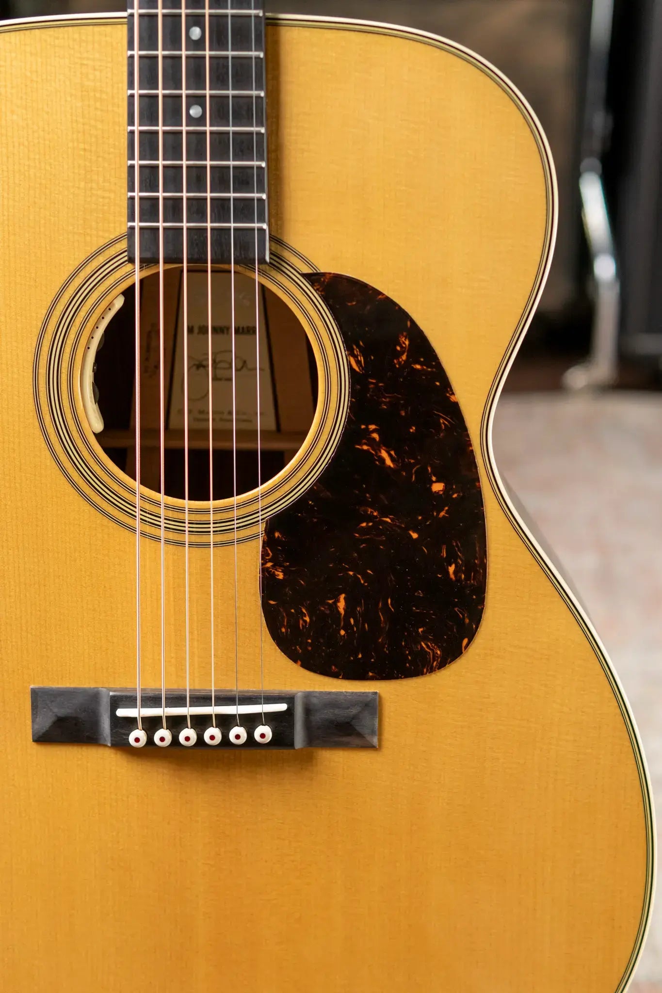 Martin Johnny Marr Signature M-6 Acoustic/Electric Guitar with Hardshell Case