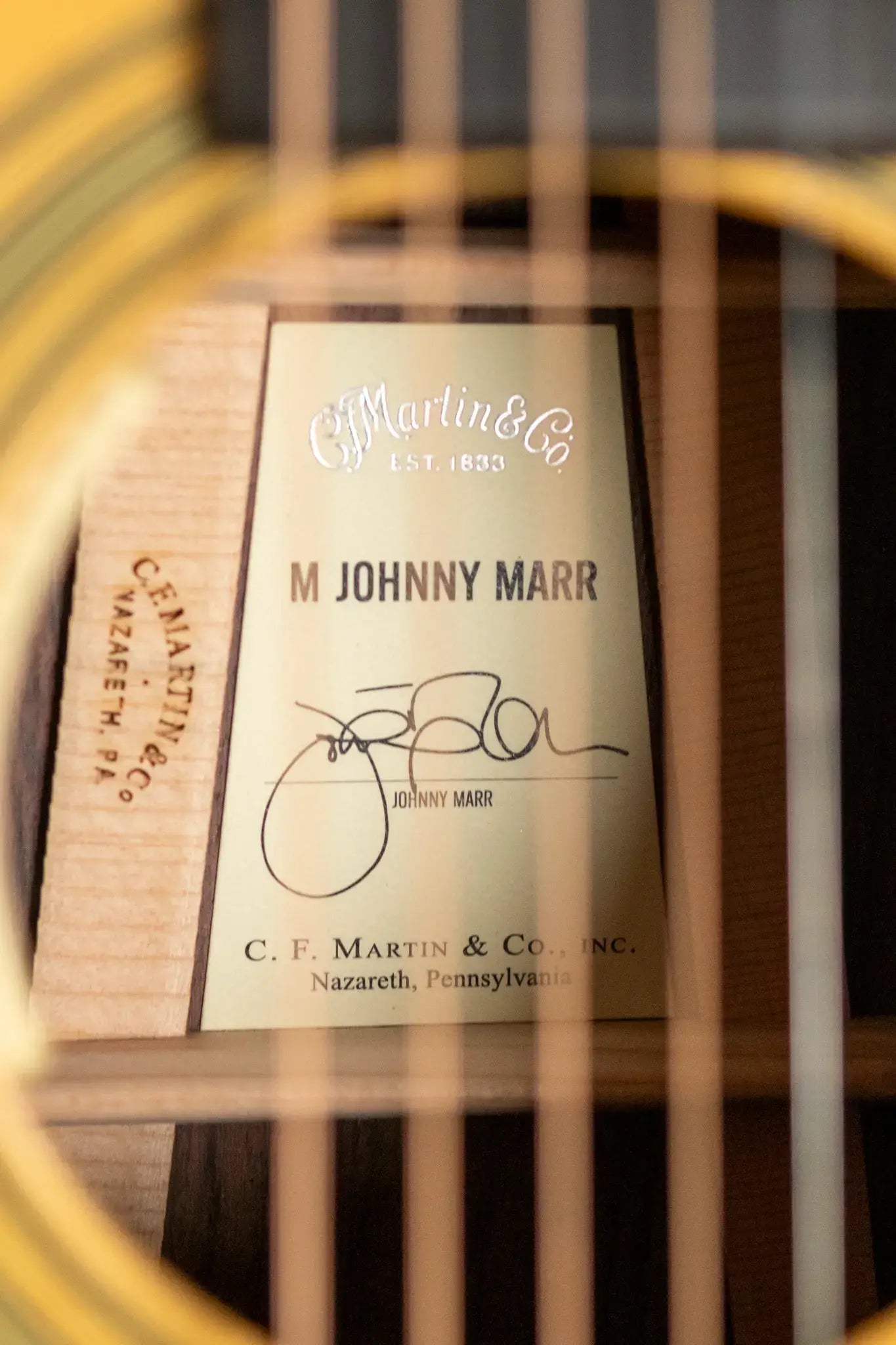 Martin Johnny Marr Signature M-6 Acoustic/Electric Guitar with Hardshell Case