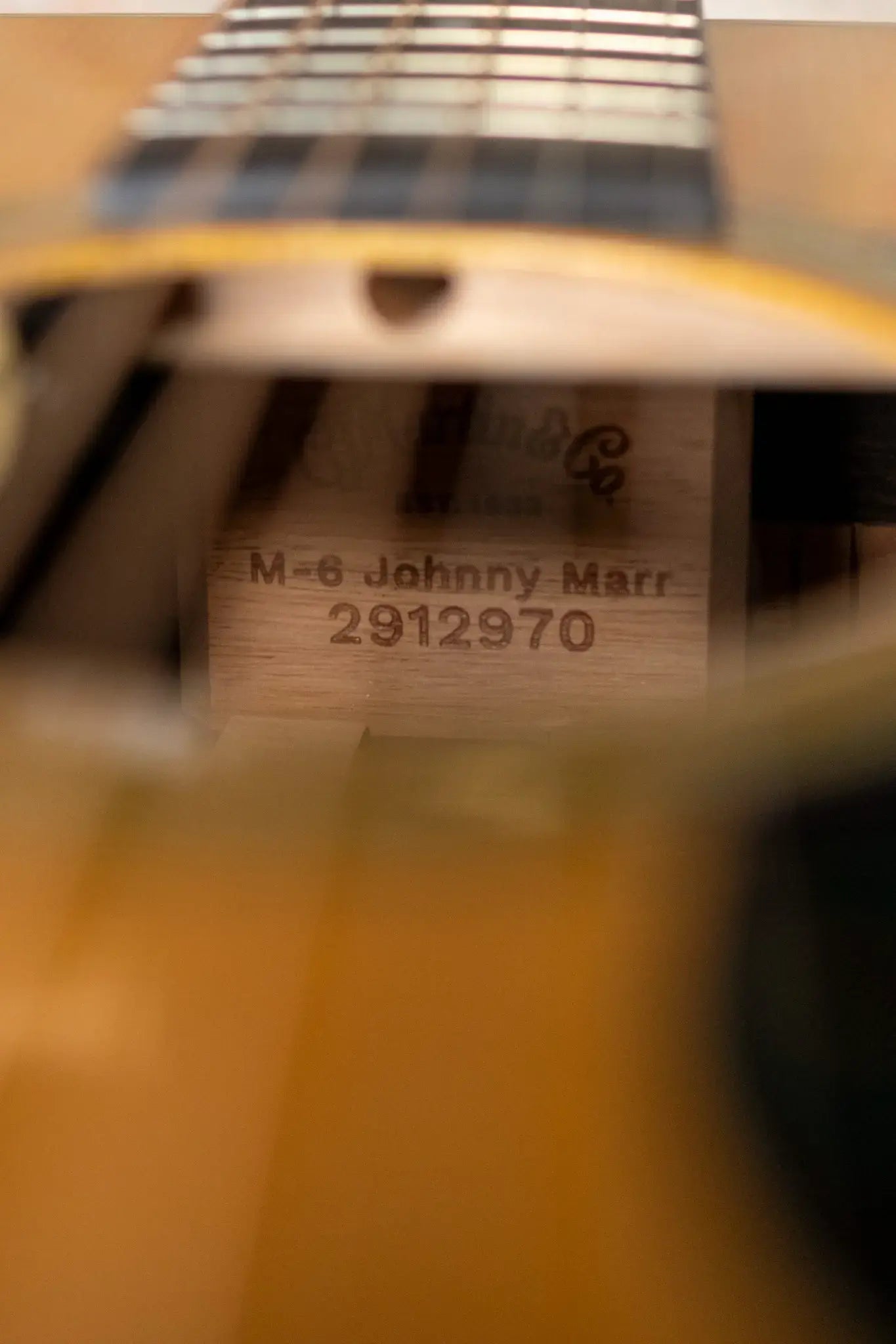 Martin Johnny Marr Signature M-6 Acoustic/Electric Guitar with Hardshell Case