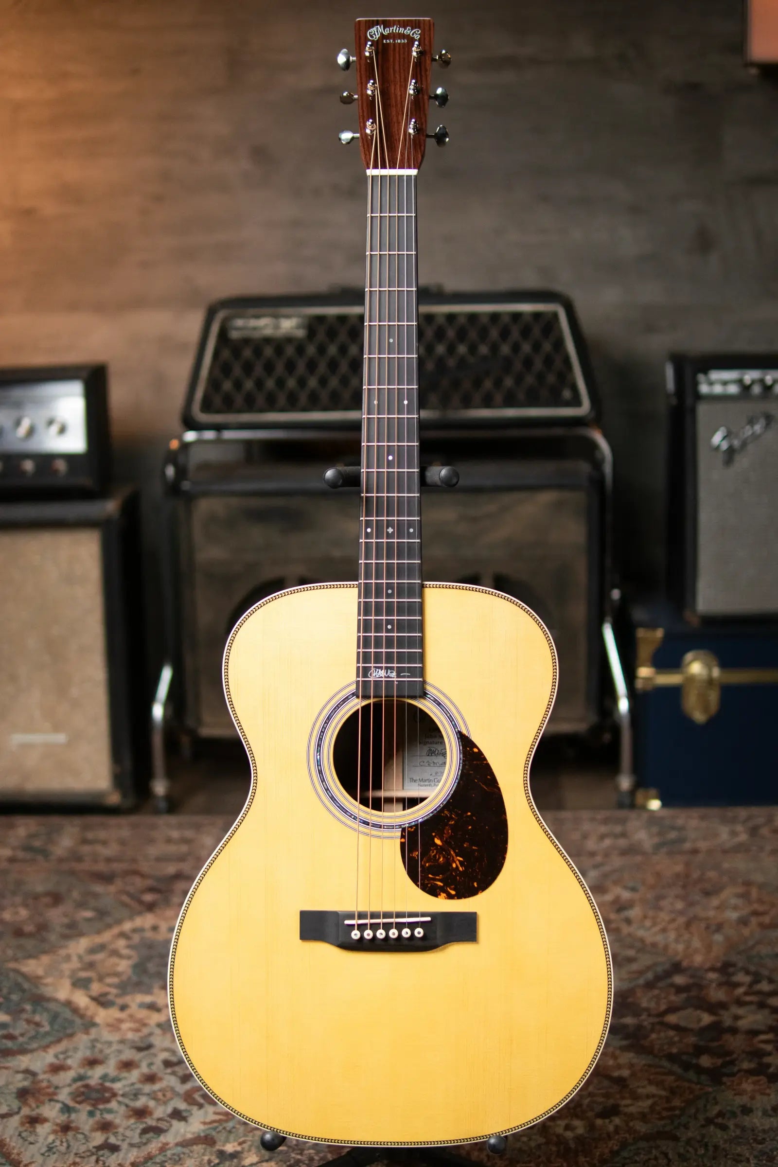 Martin OMJM John Mayer Signature Acoustic/Electric with Hardshell Case