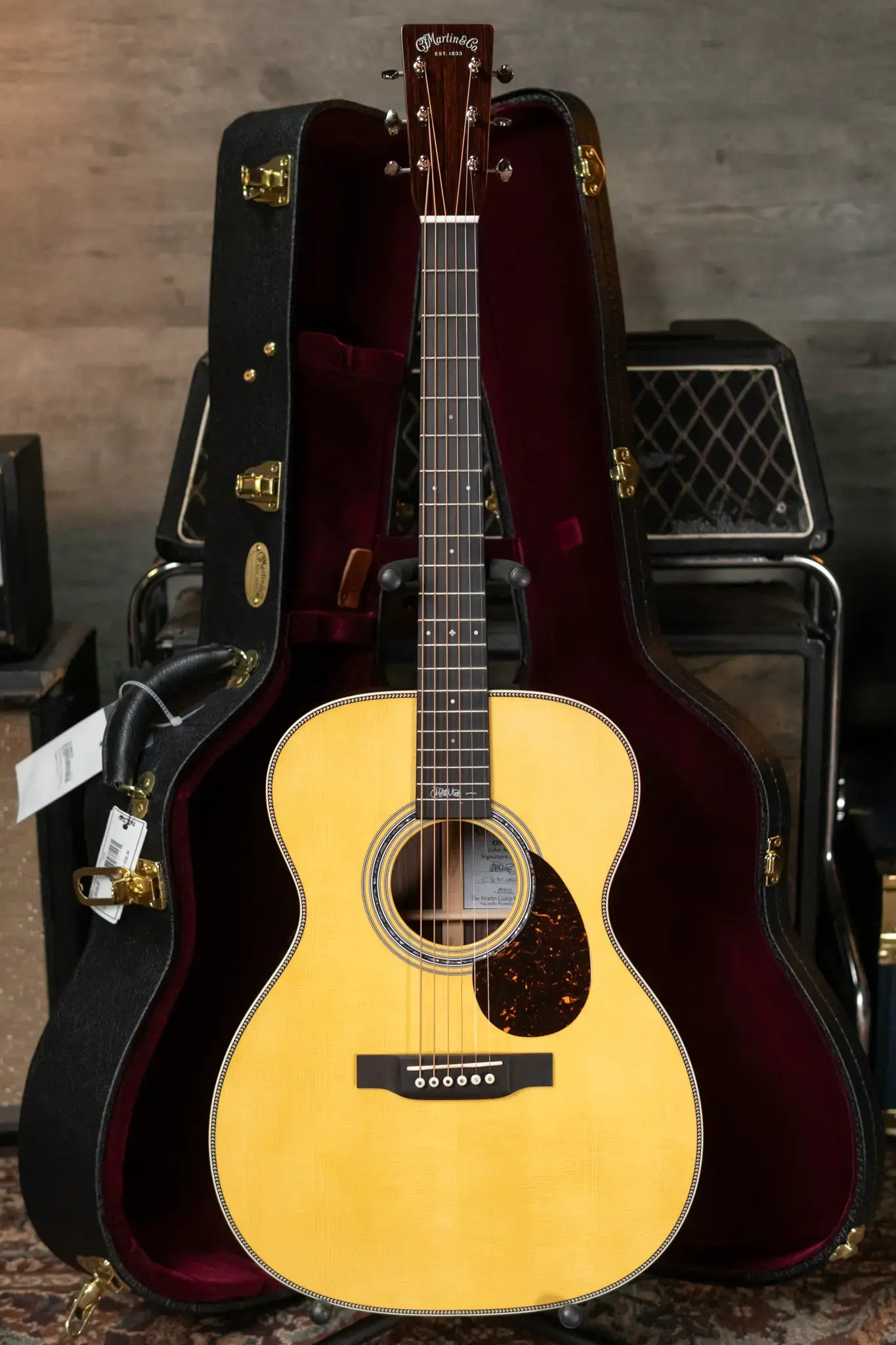 Martin OMJM John Mayer Signature Acoustic/Electric with Hardshell Case