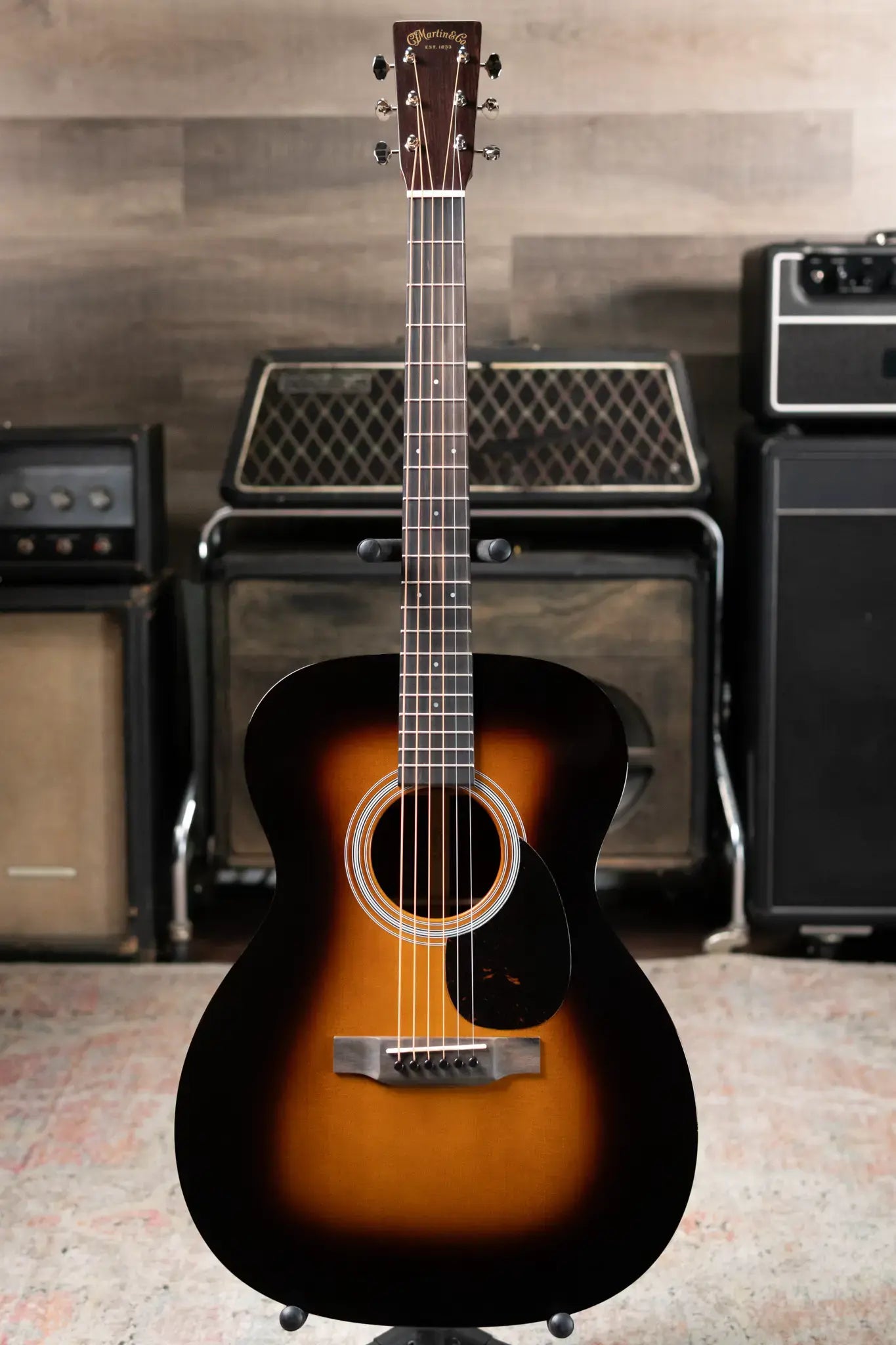 Martin OM-21 1935 Acoustic Guitar - Sunburst with Hardshell Case