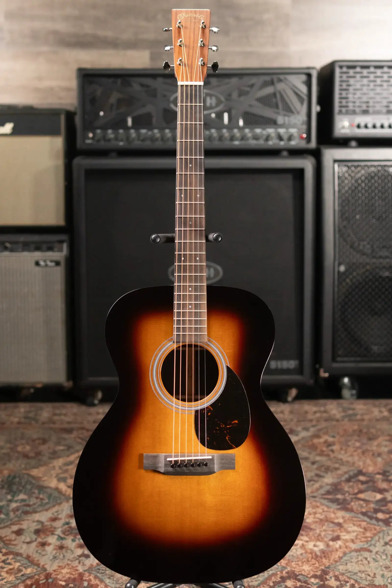Martin OM-21 Acoustic Guitar - 1935 Sunburst with Hardshell Case