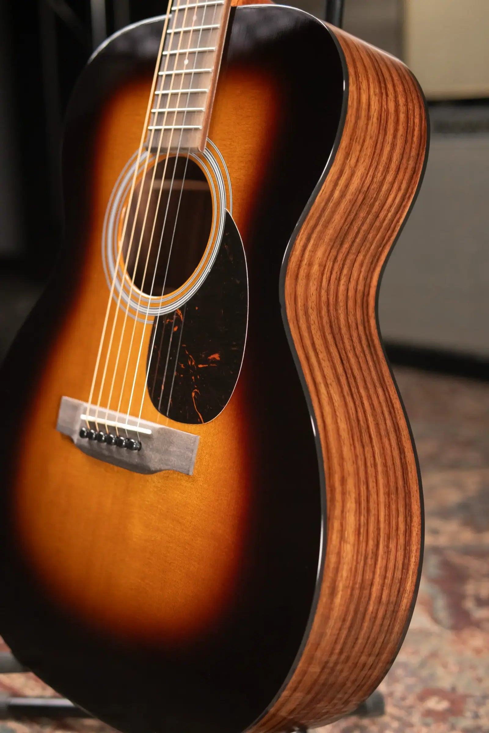 Martin OM-21 Acoustic Guitar - 1935 Sunburst with Hardshell Case