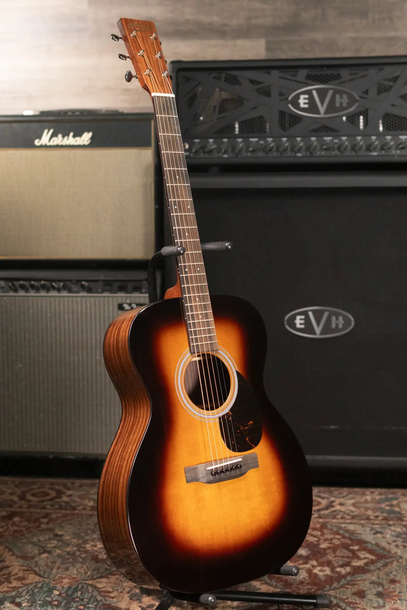 Martin OM-21 Acoustic Guitar - 1935 Sunburst with Hardshell Case