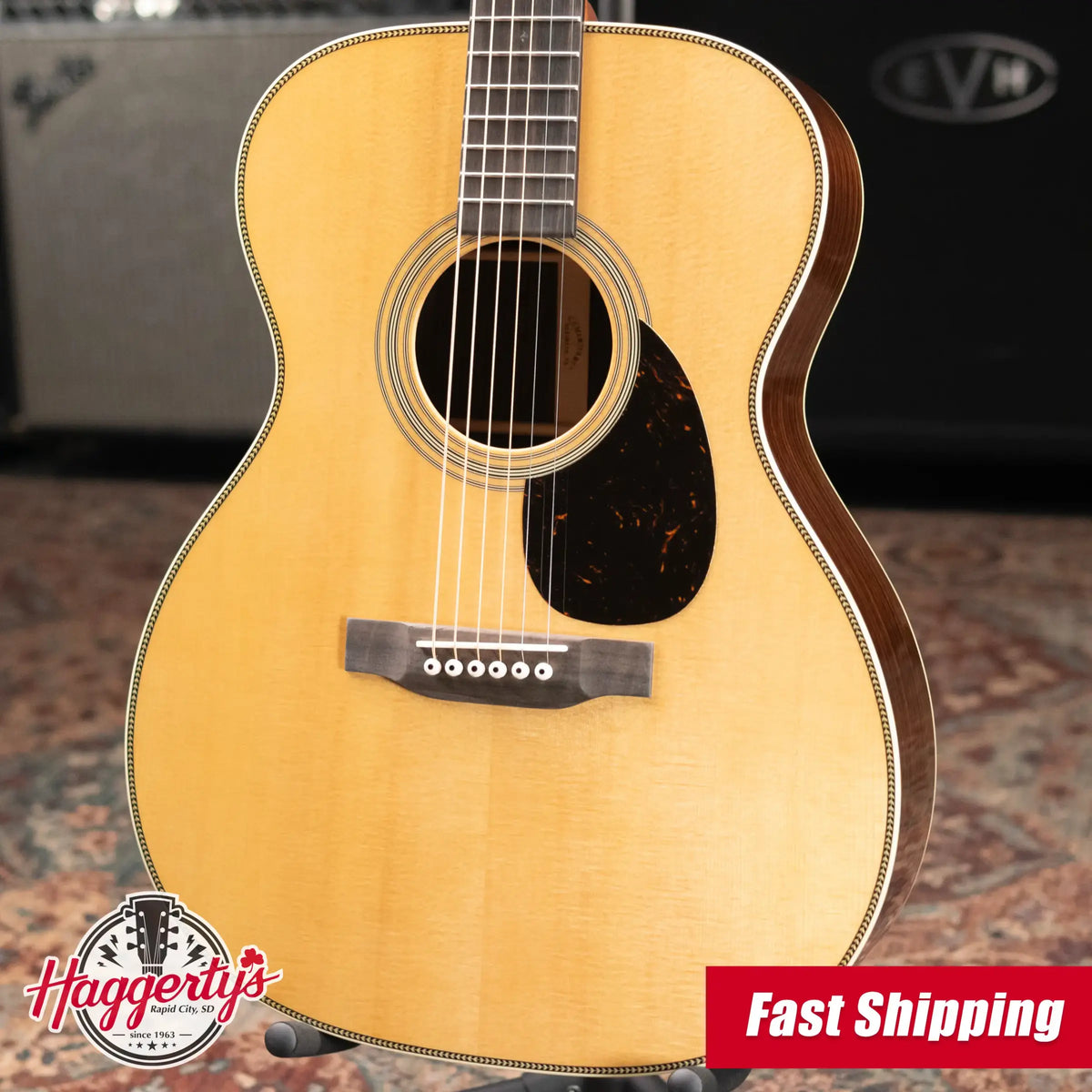 Martin OM-28 Standard Series Acoustic Guitar with Hardshell Case