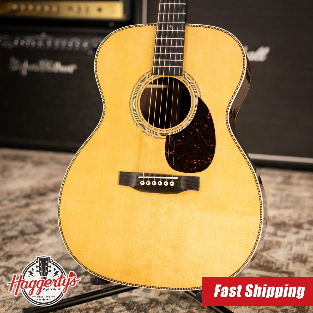 Martin OM-28 Standard Series Acoustic Guitar with Hardshell Case