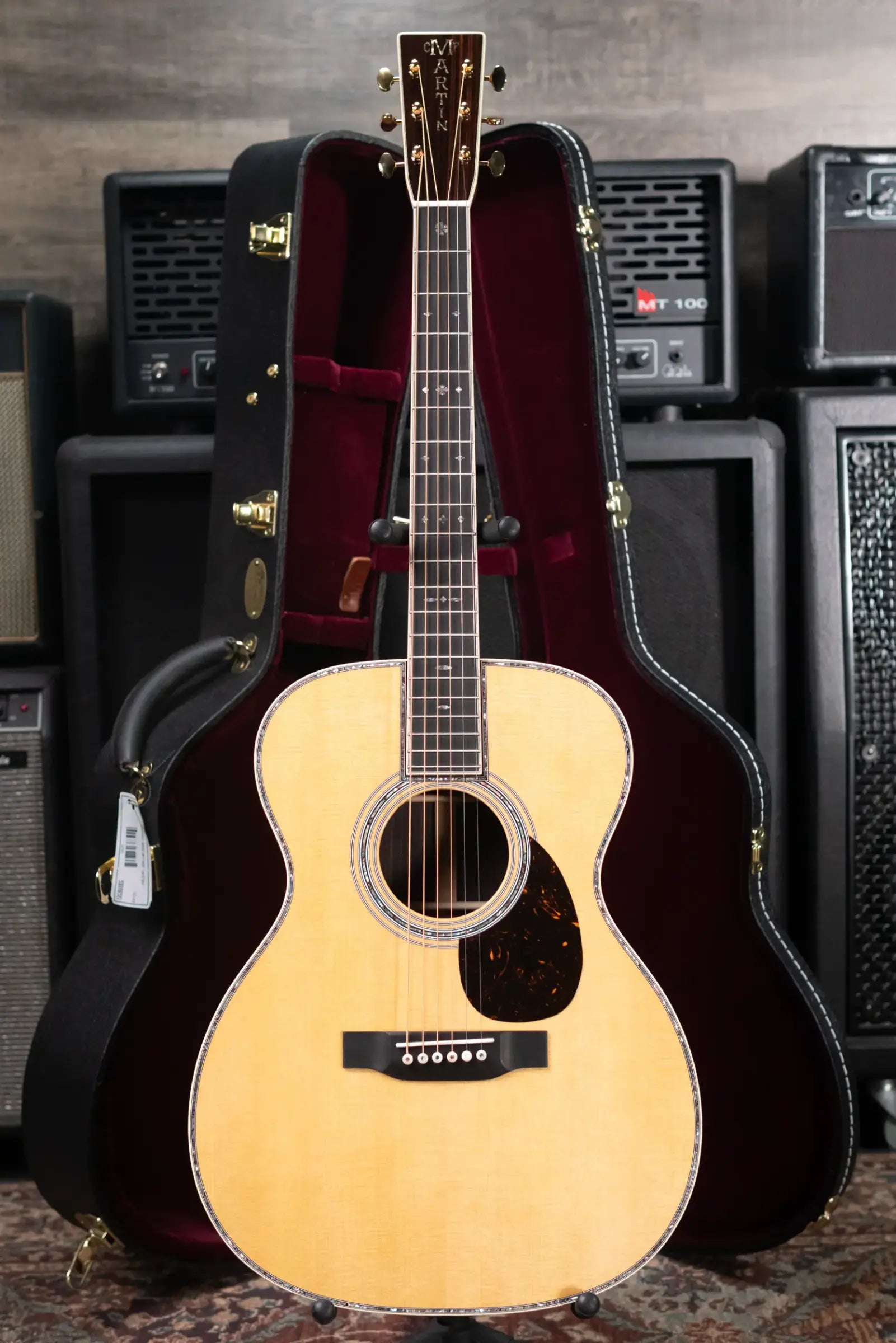 Martin OM-42 Standard Series Acoustic Guitar with Hardshell Case
