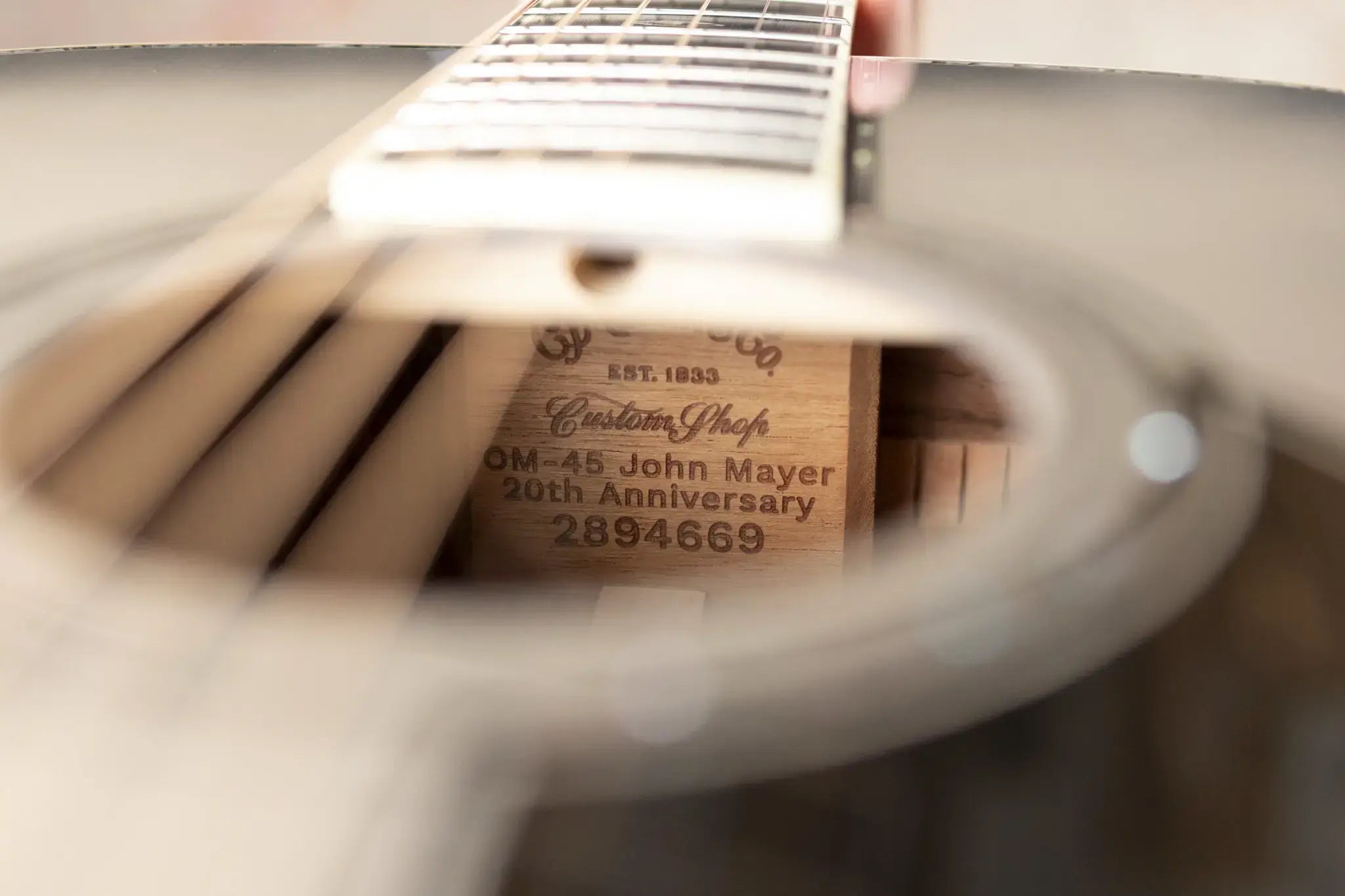 Martin OM-45JM 20th Anniversary John Mayer Signature Acoustic/Electric Guitar with Hardshell Case