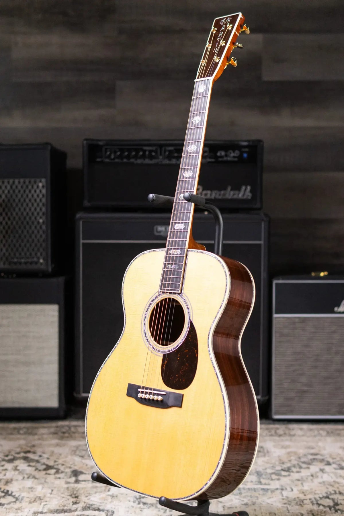 Martin OM-45 Acoustic Guitar with Hardshell Case