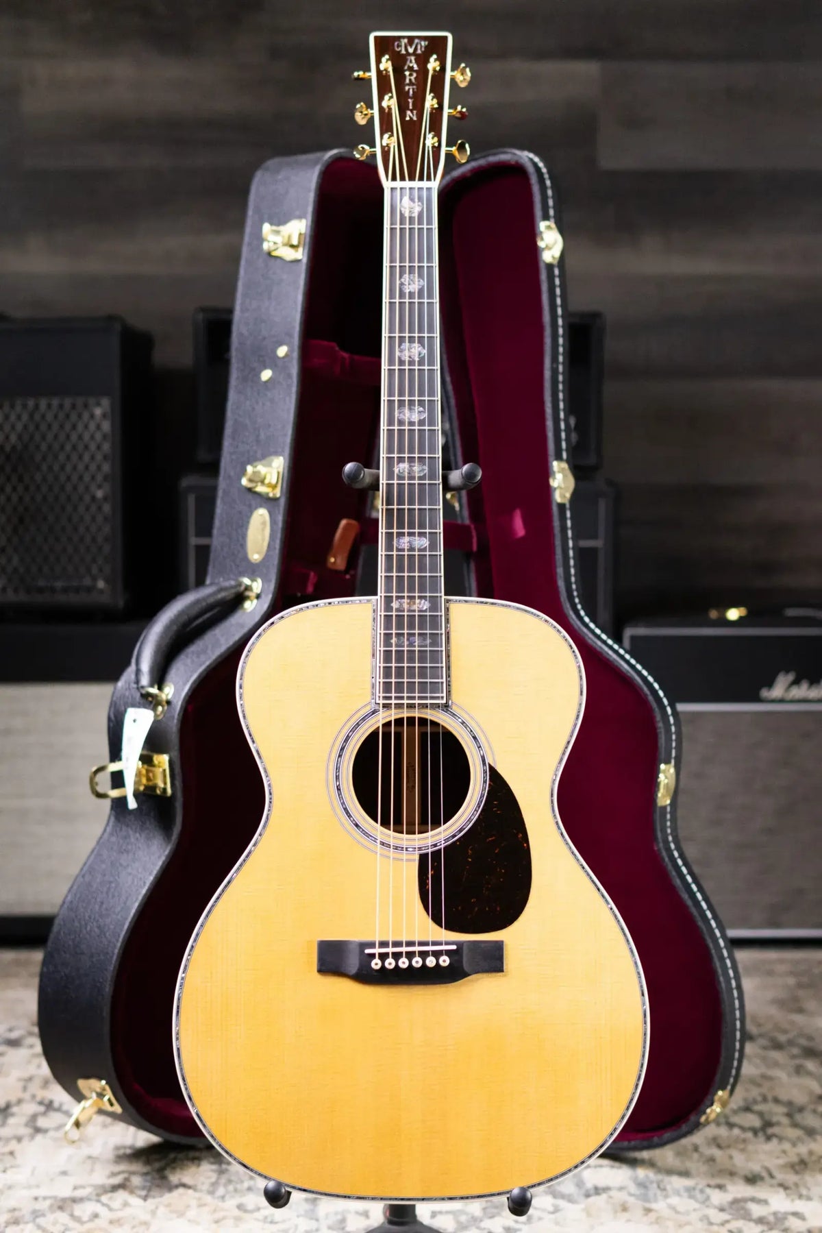 Martin OM-45 Acoustic Guitar with Hardshell Case