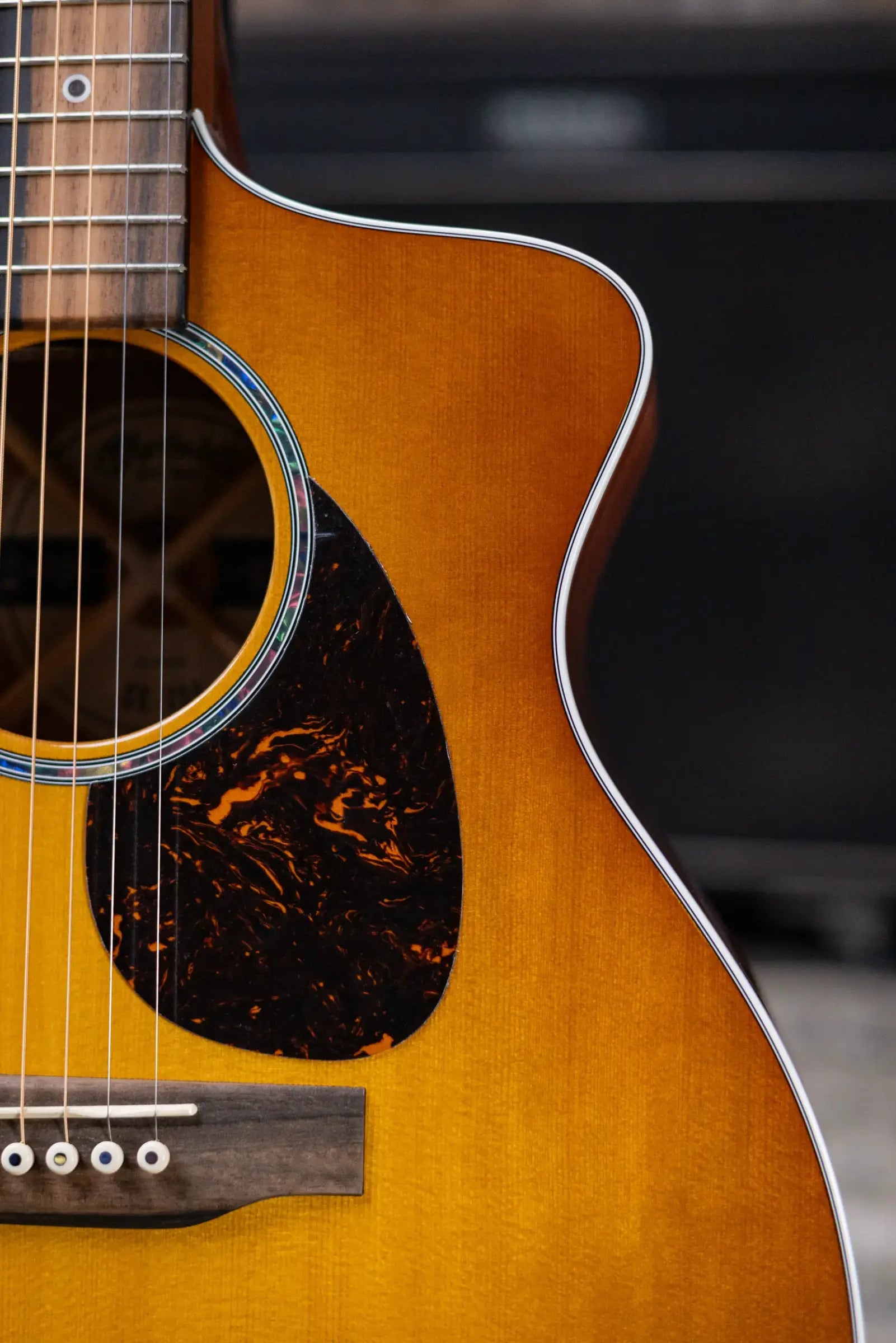 Martin Road Series SC-13E Modern Acoustic/Electric Guitar - Mezcal Burst with Gig Bag