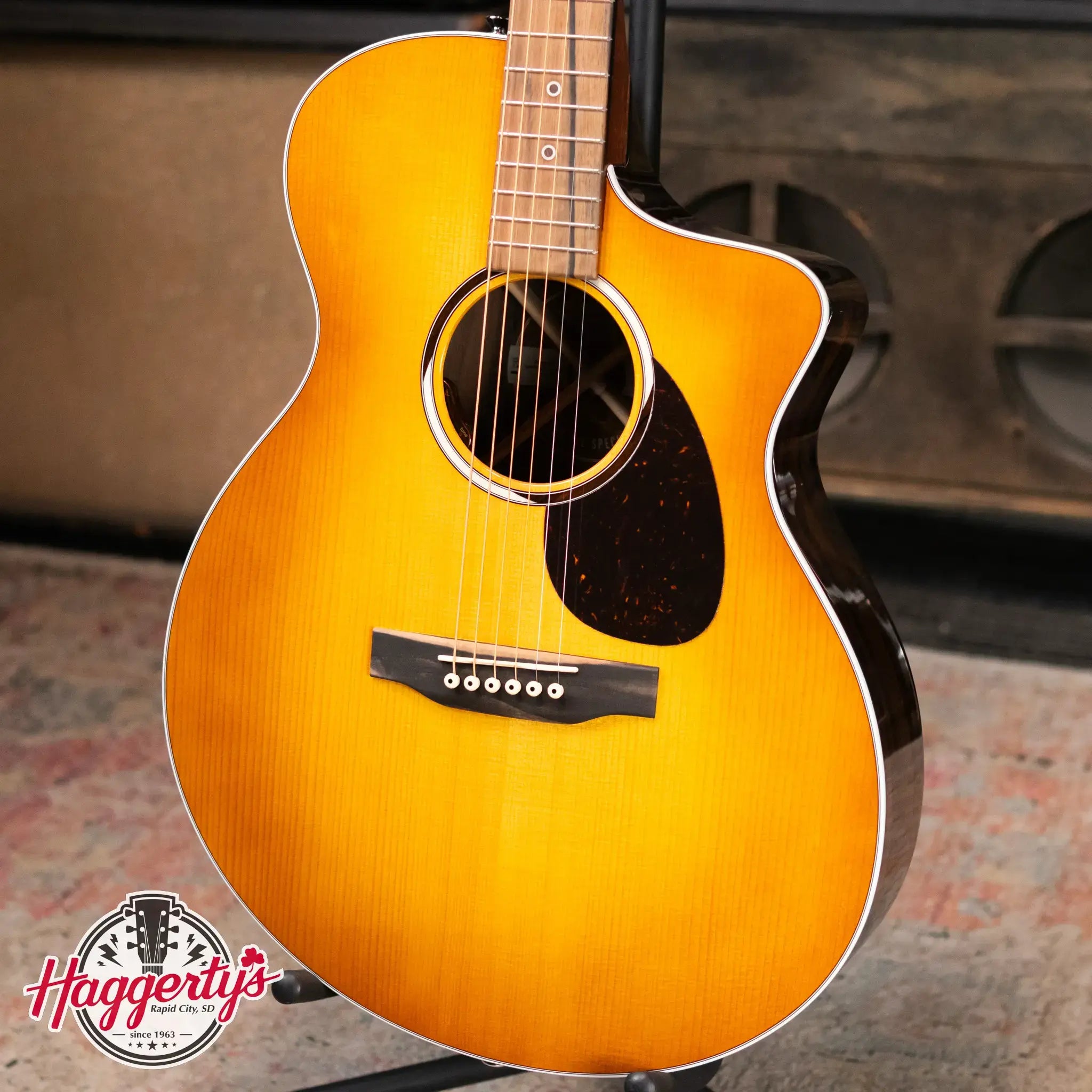 Martin SC-13E Special Acoustic/Electric Guitar - Burst Ziricote with Gig Bag