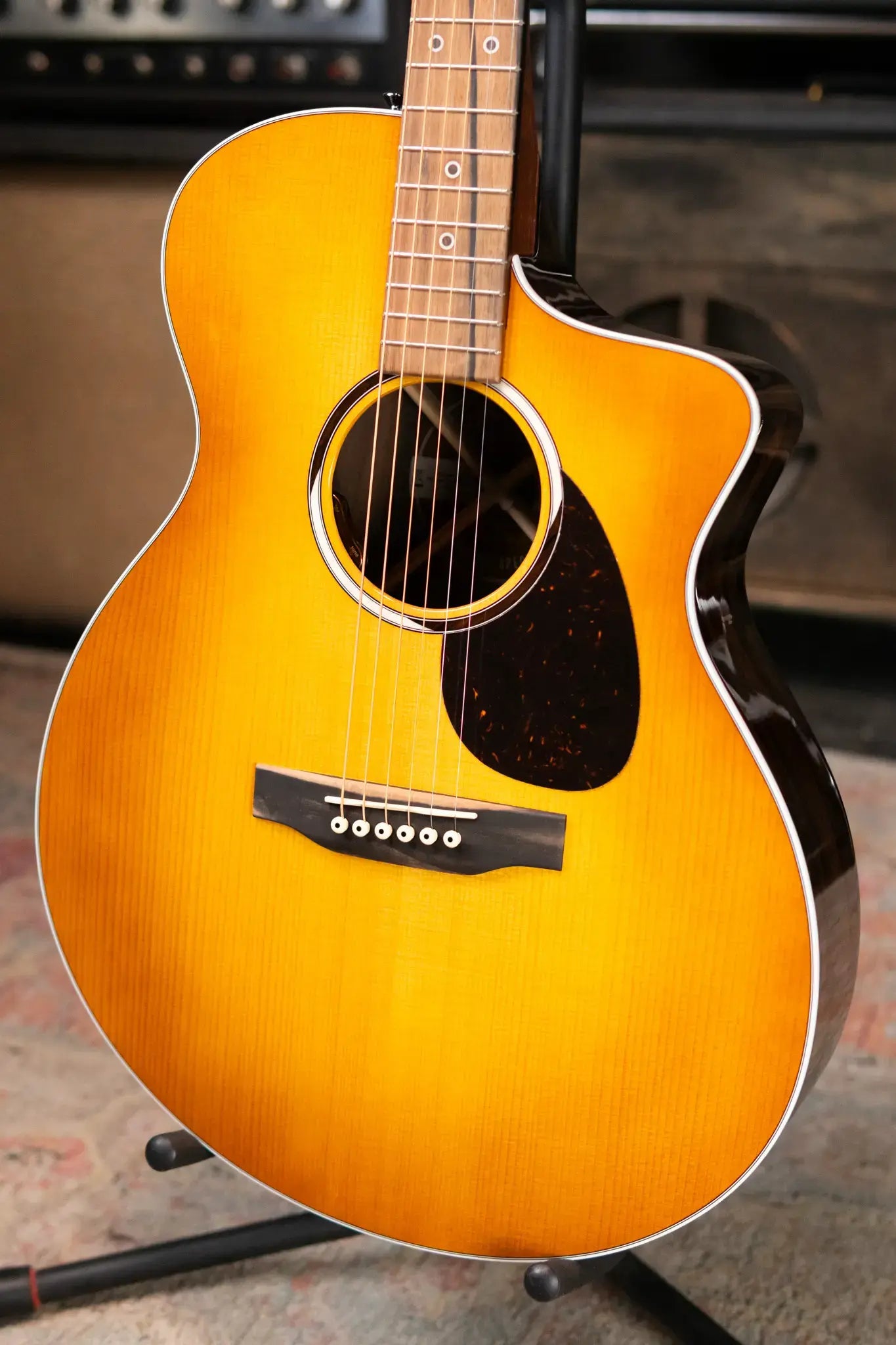 Martin SC-13E Special Acoustic/Electric Guitar - Burst Ziricote with Gig Bag