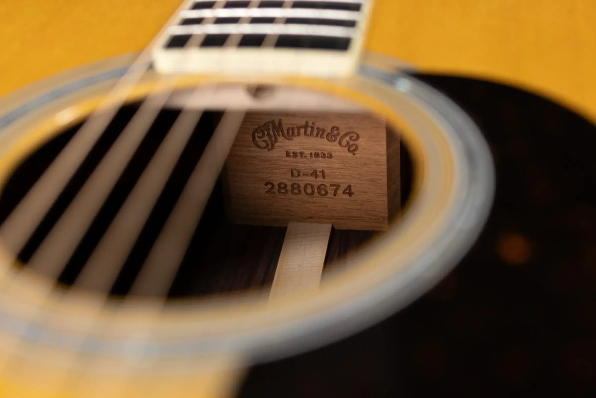 Martin Standard D-41 Acoustic-Electric Guitar, Natural with Hardshell Case - Used