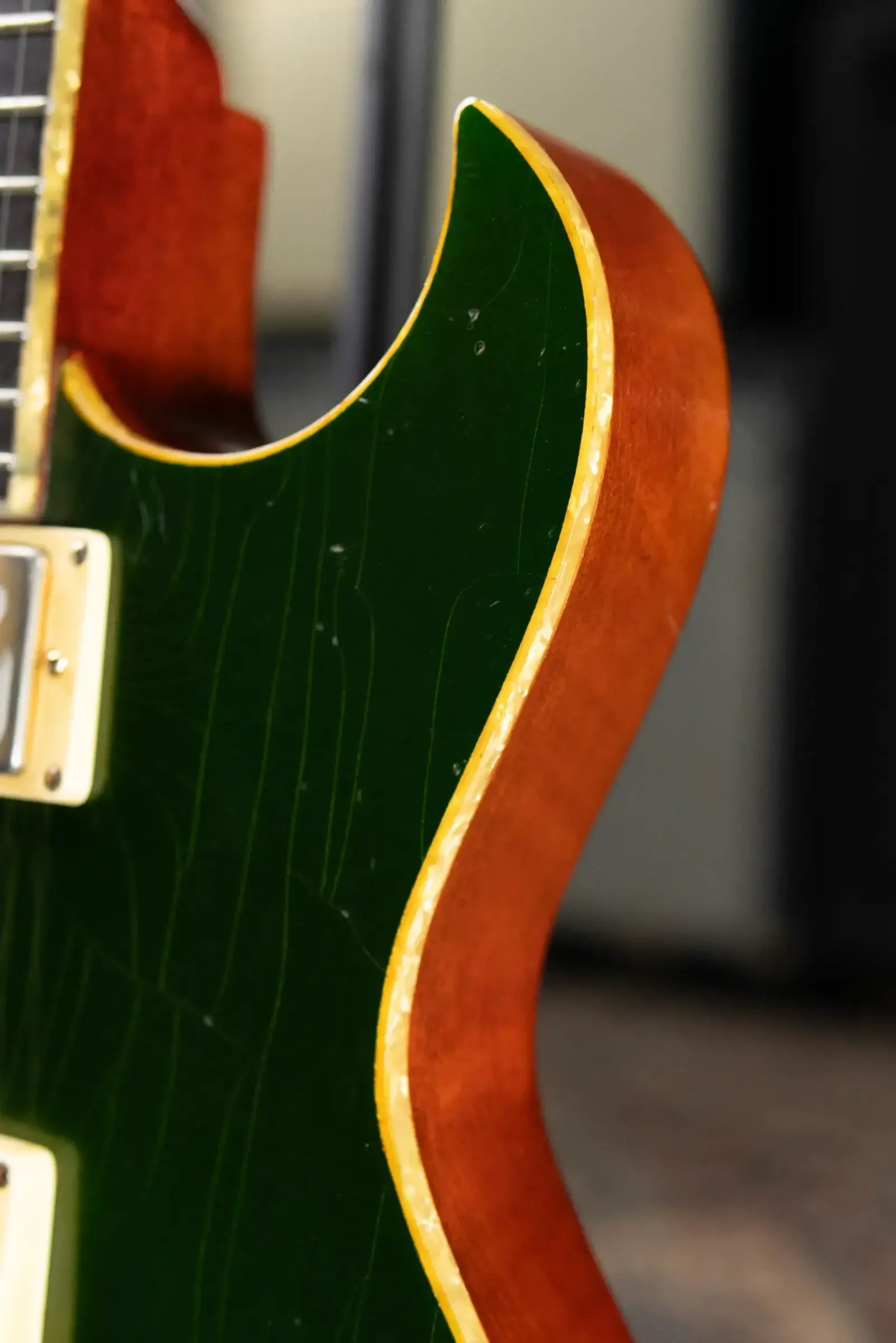 Maybach Convair Masterbuilt Electric Guitar - Aged British Racing Green with Hardshell Case