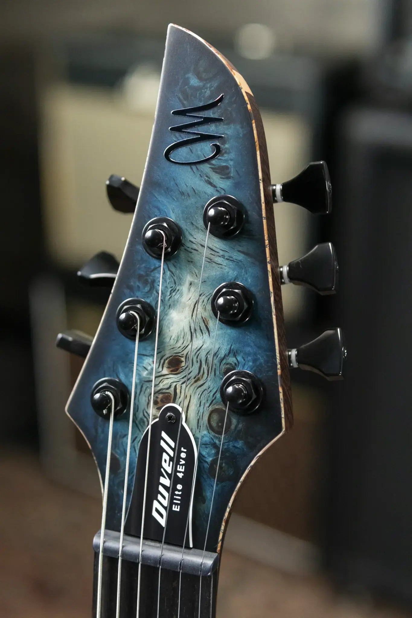 Mayones Duvell Elite 4Ever 6 Electric Guitar - Turquoise Iris